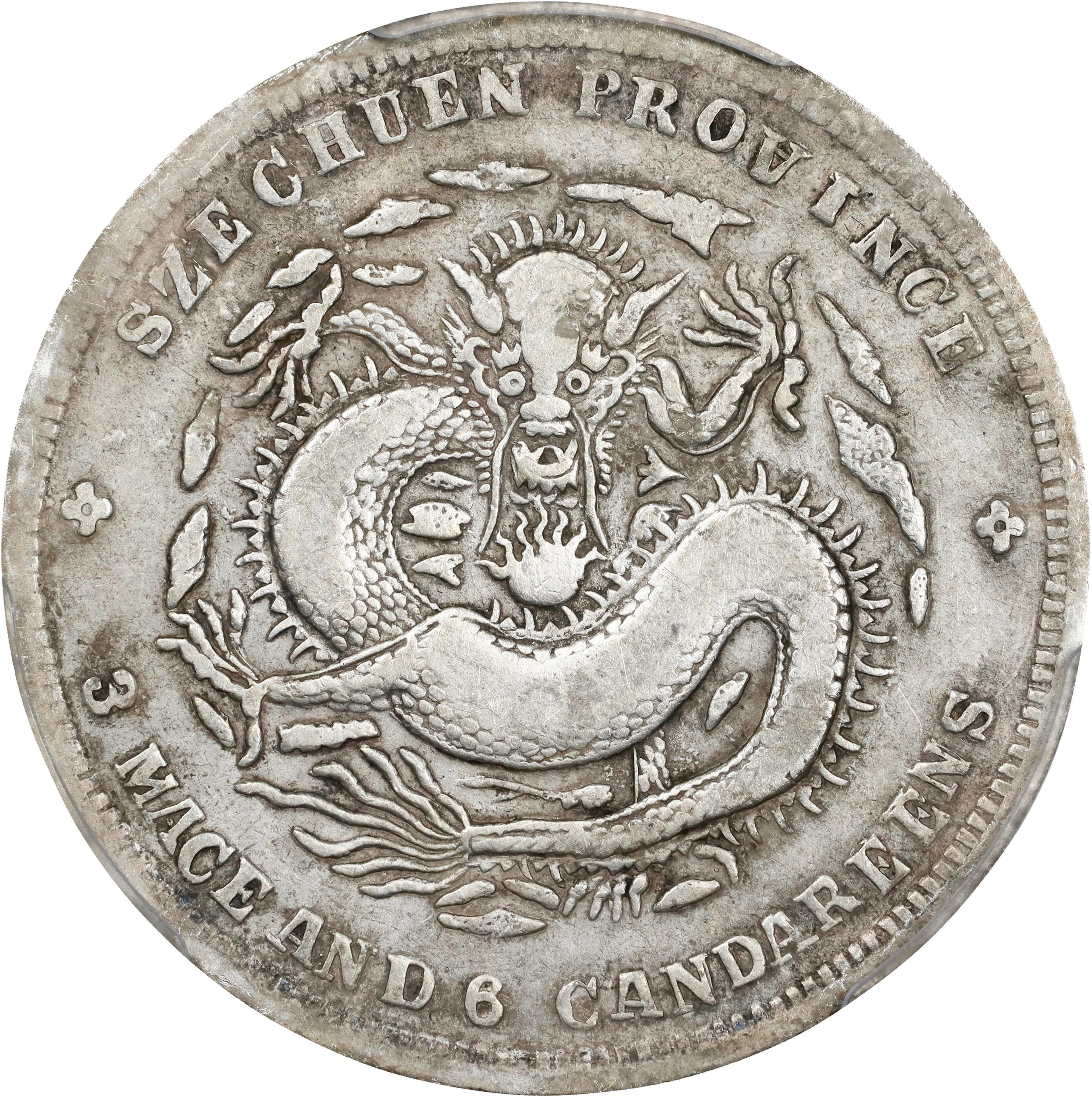 (t) CHINA. Szechuan. 3 Mace 6 Candareens (50 Cents), ND (1909-11).