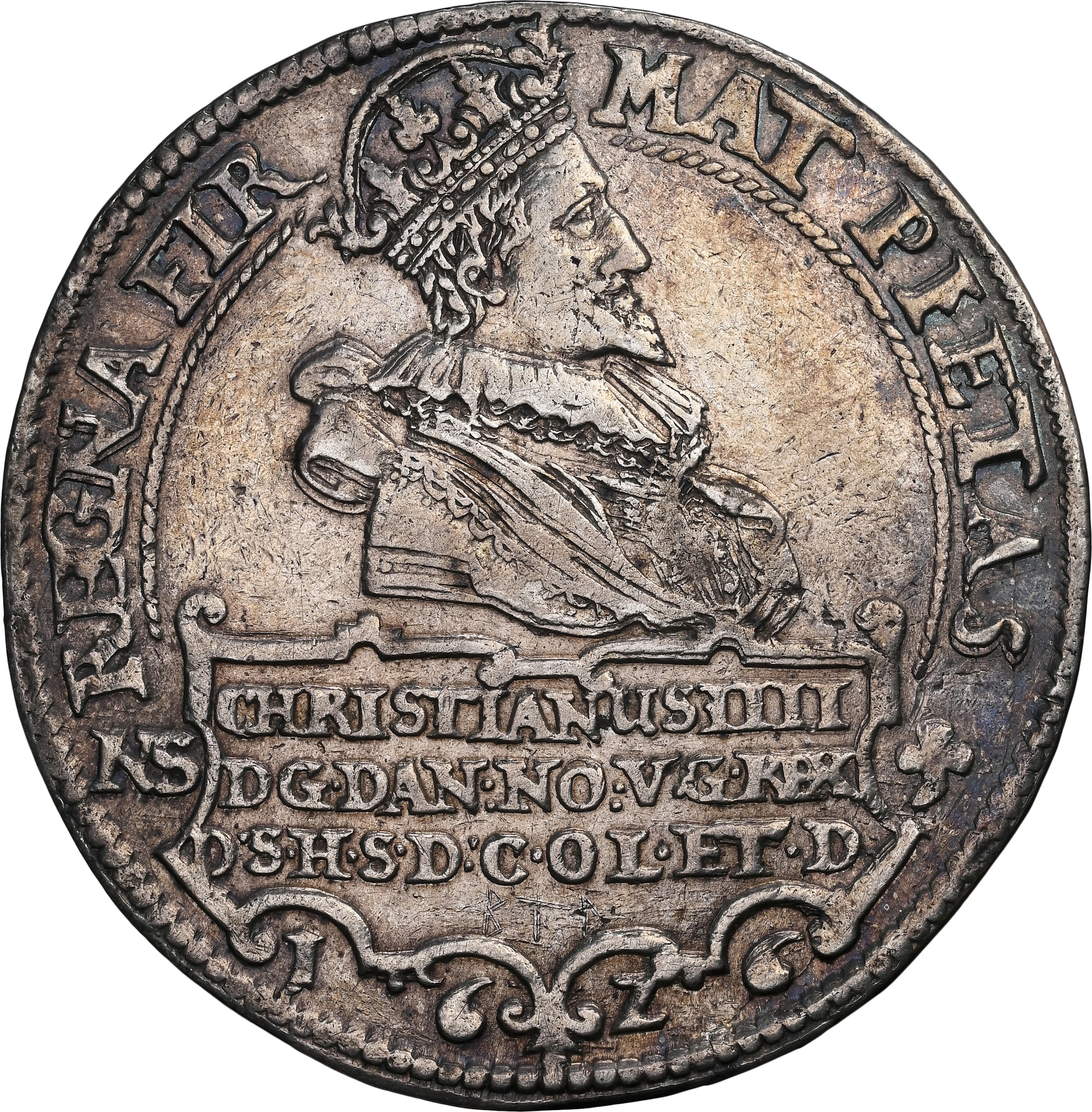 DENMARK. 2 Speciedaler, 1626. Copenhagen Mint. Christian IV. NGC EF-40.
