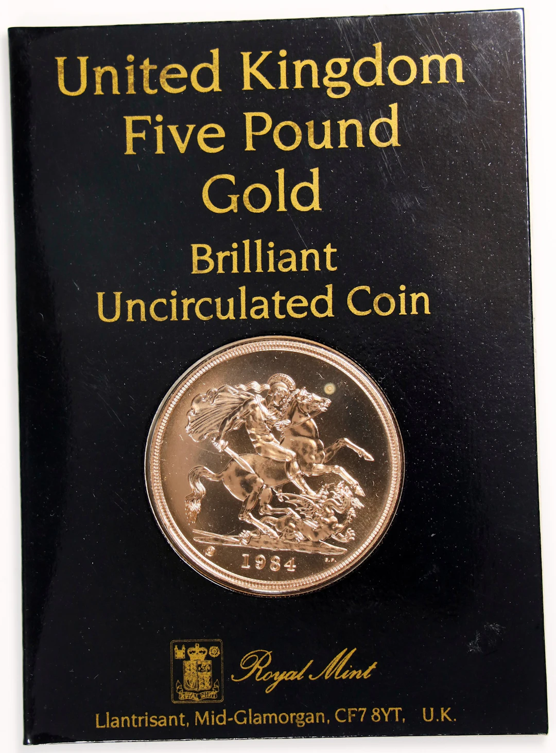 (1.177 oz, 36.609 g AGW). Great Britain. 1984 United Kingdom Gold