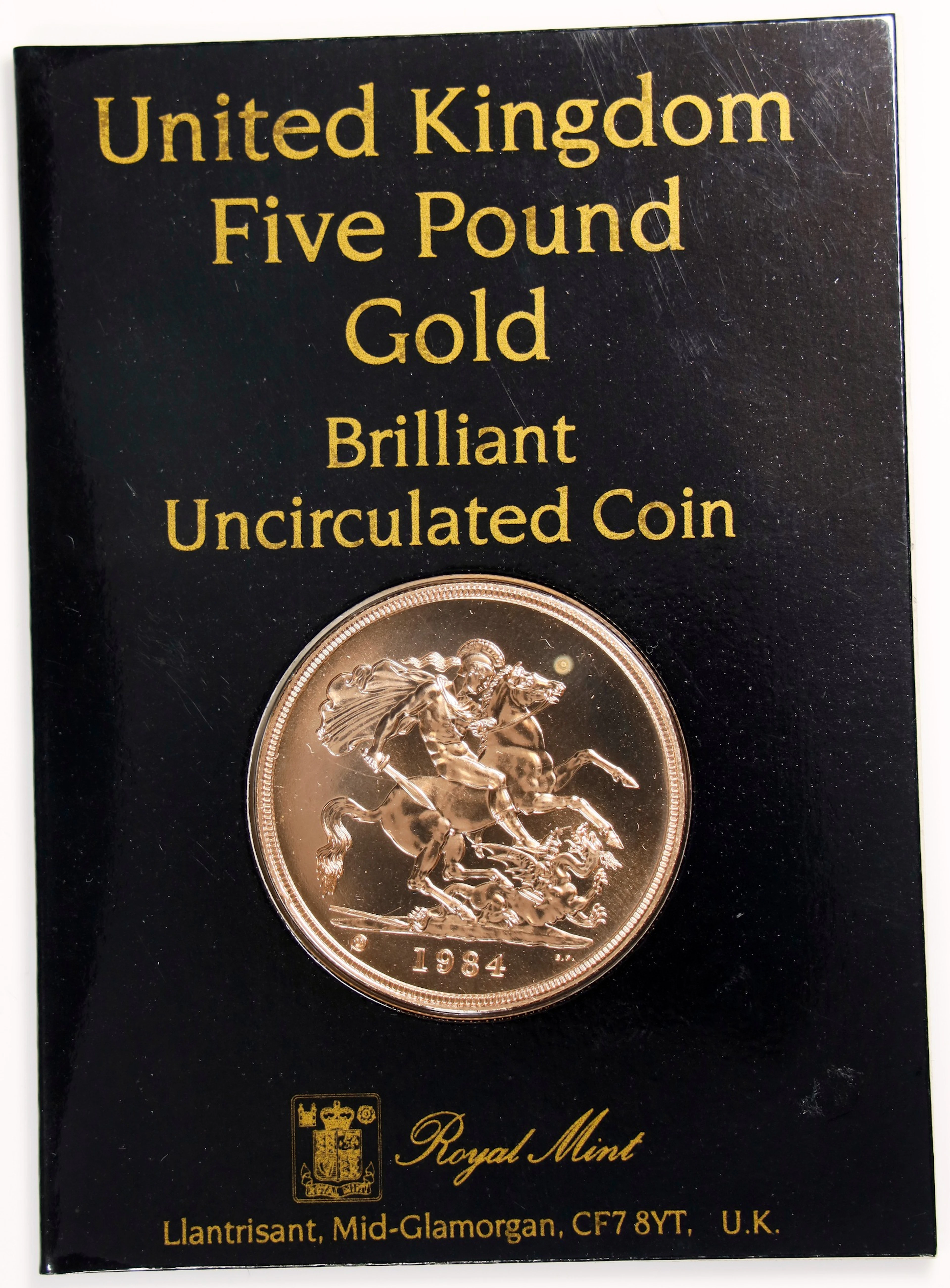 (1.177 oz, 36.609 g AGW). Great Britain. 1984 United Kingdom Gold