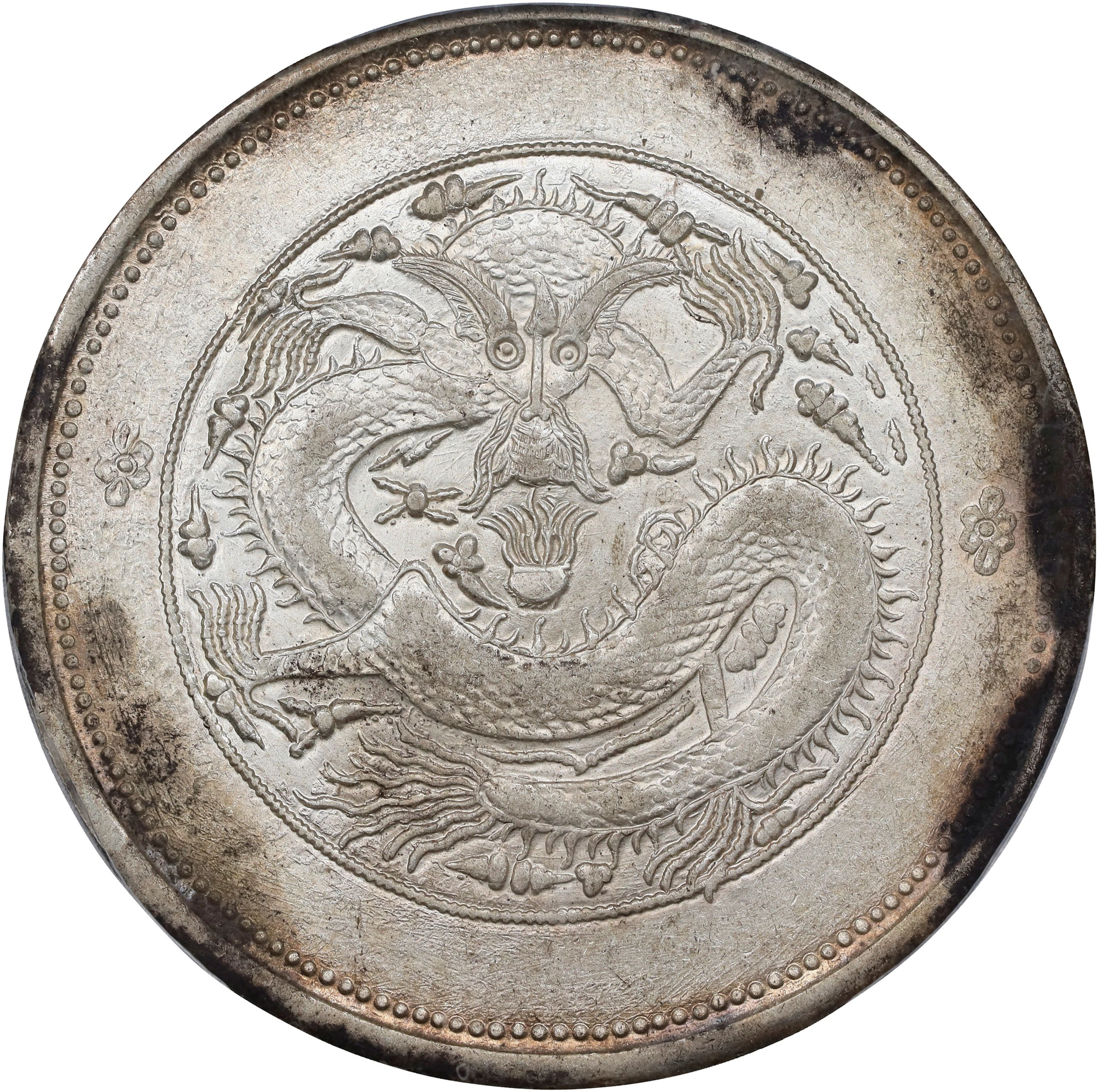 (t) CHINA. Sinkiang. 5 Mace (Miscals), ND (1910). Urumchi (Tihwa)