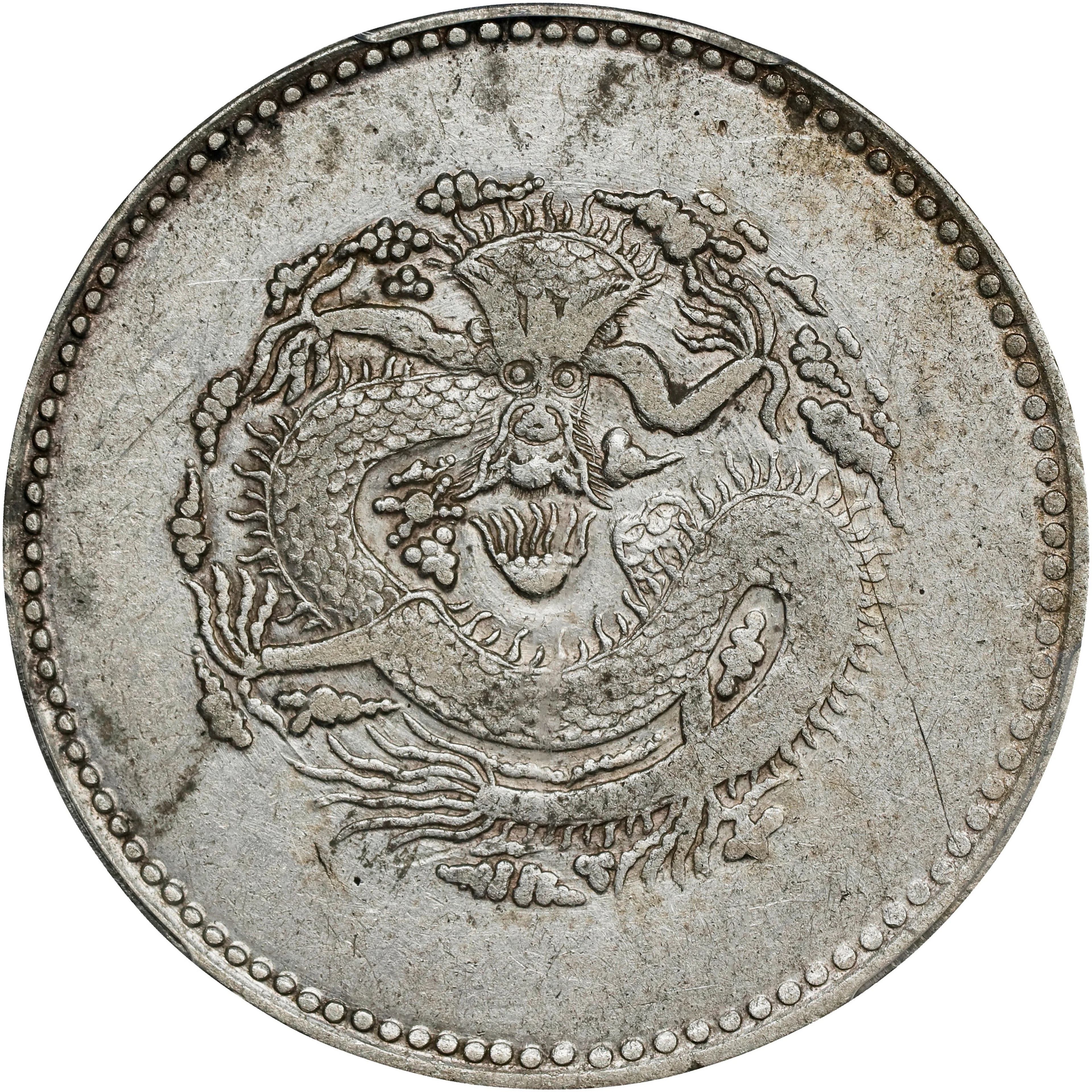 (t) CHINA. Sinkiang. 5 Mace (Miscals), ND (1910). Urumchi (Tihwa)