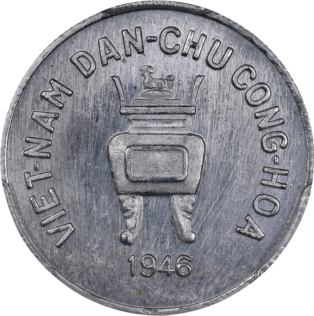 VIETNAM. 5 Hao, 1946. Hanoi Mint. PCGS PROOF-65.