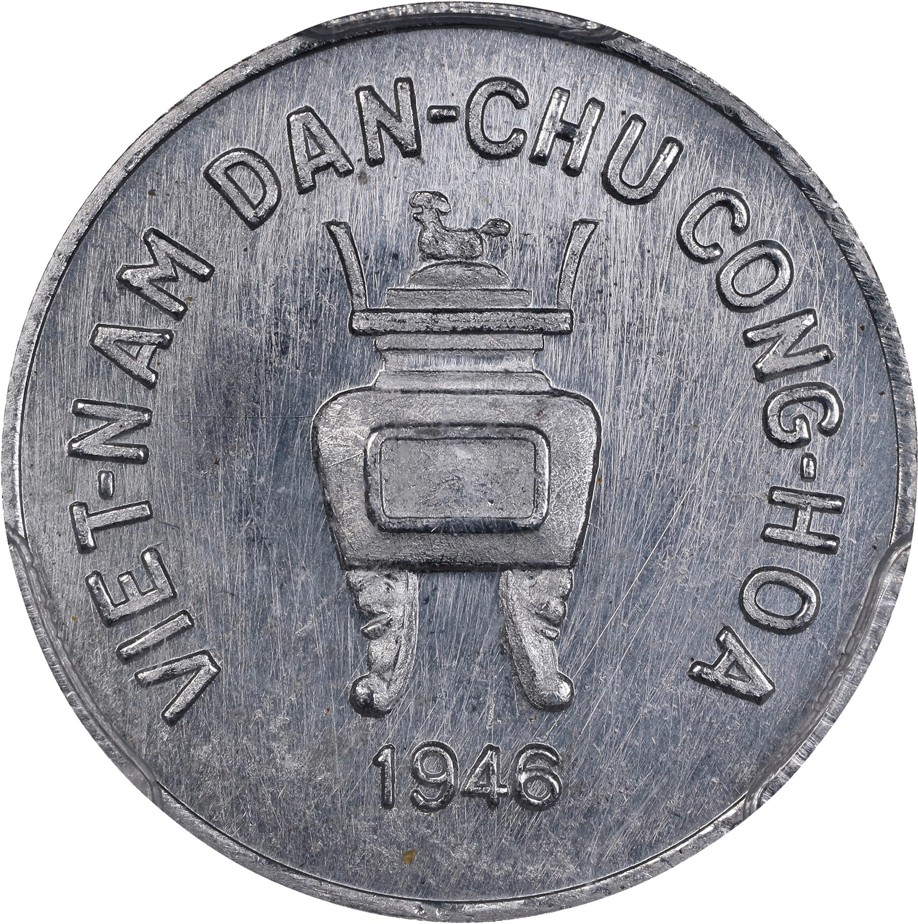 VIETNAM. 5 Hao, 1946. Hanoi Mint. PCGS PROOF-65.