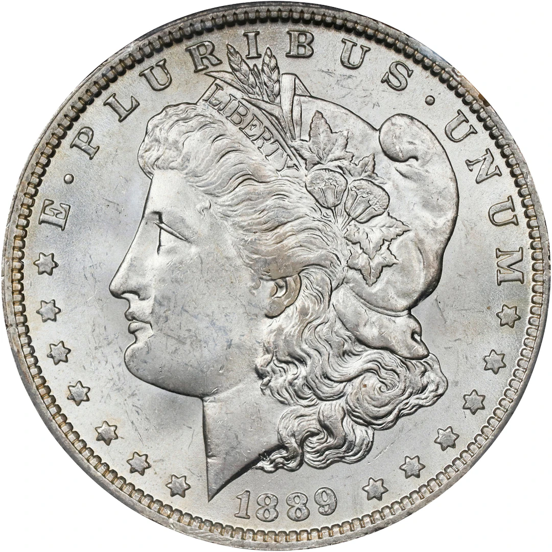 1889-O Morgan Silver Dollar. MS-63 (PCGS). CAC.