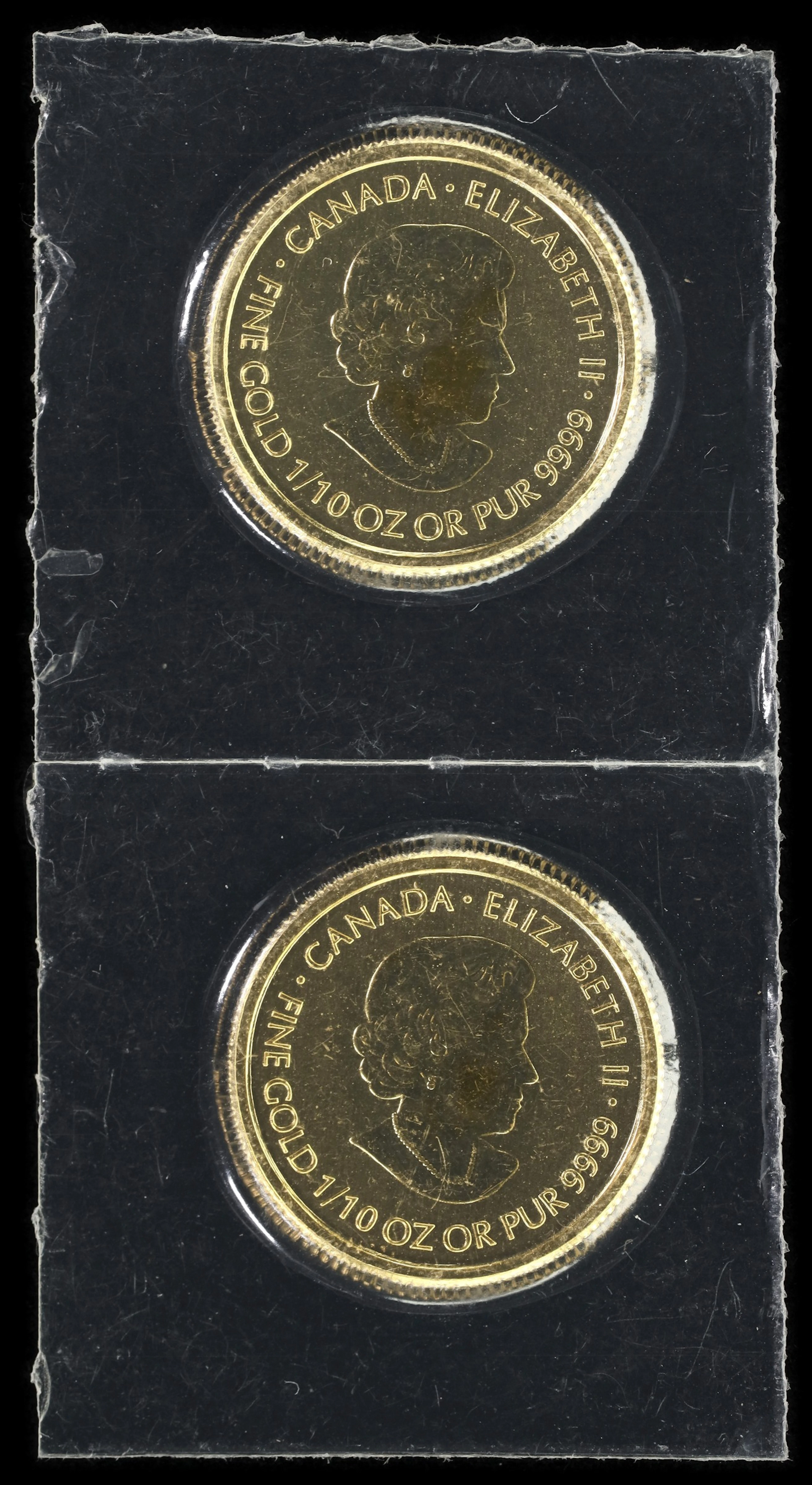(0.2 oz, 6.221 g AGW). Canada. Lot of (2) 2015 1/10 oz Devil's Brigade Gold $5.