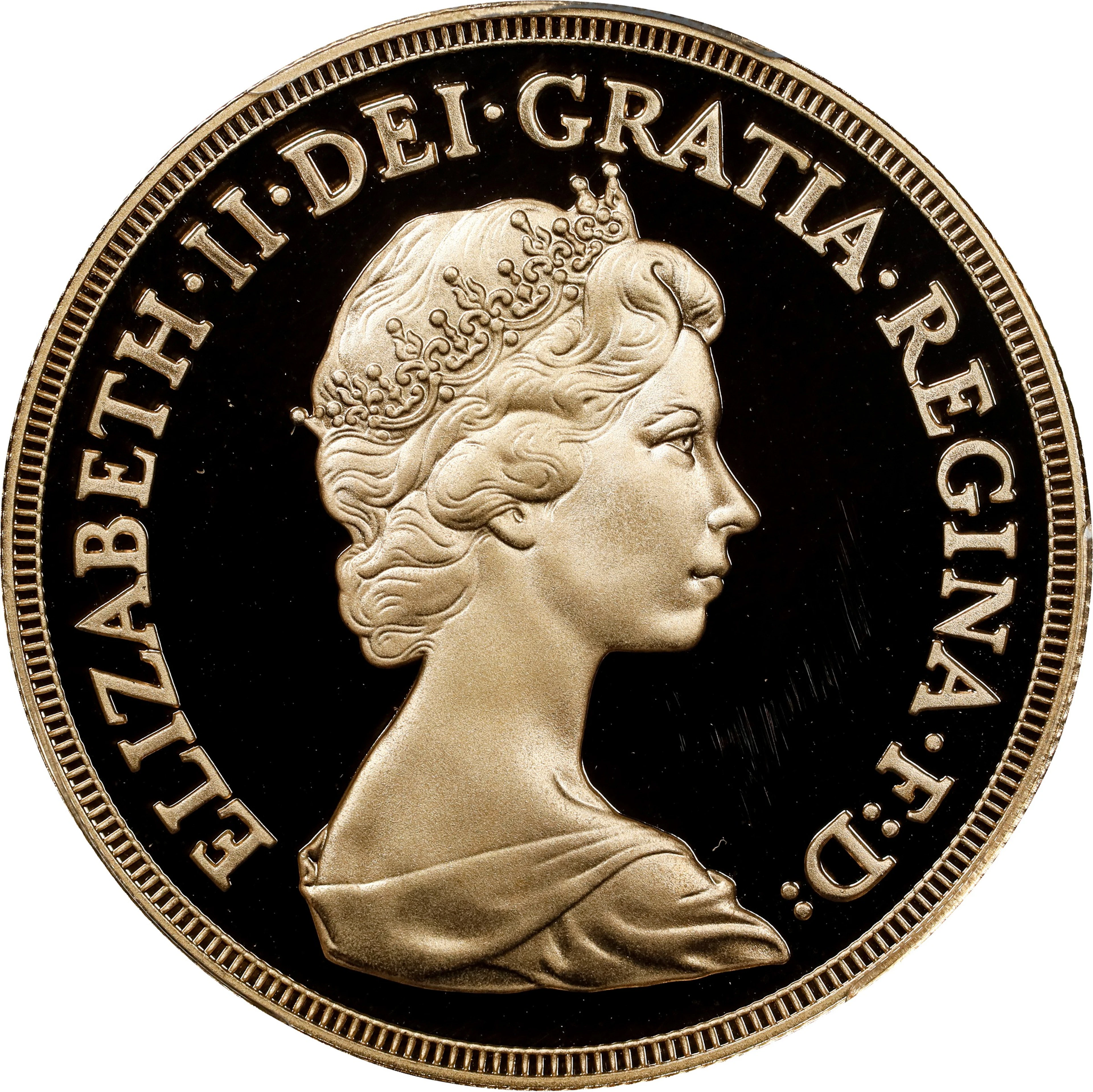 GREAT BRITAIN. 5 Pounds, 1981. Llantrisant Mint. Elizabeth II. PCGS