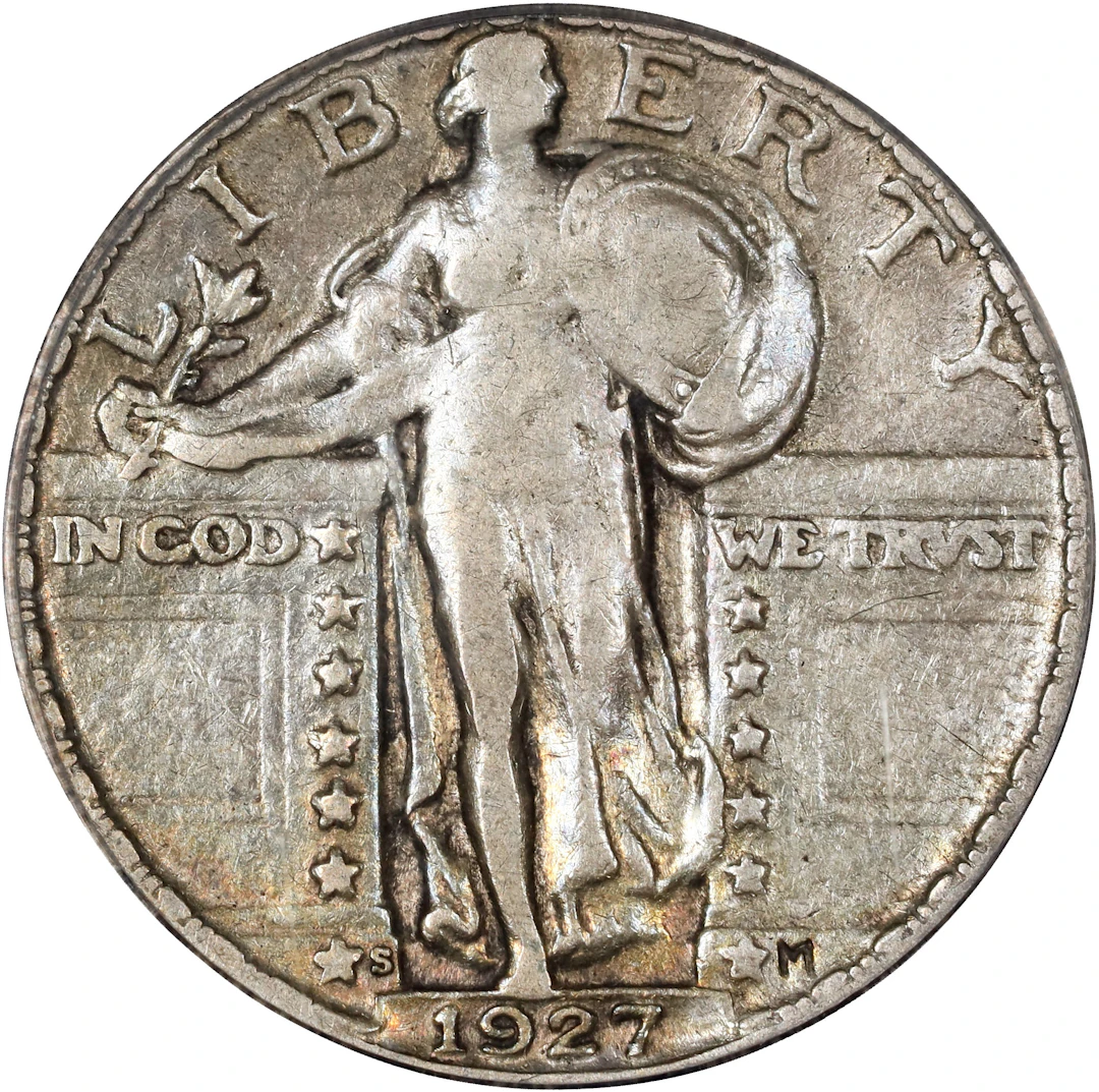 1927-S Standing Liberty Quarter. VF-20 (PCGS).