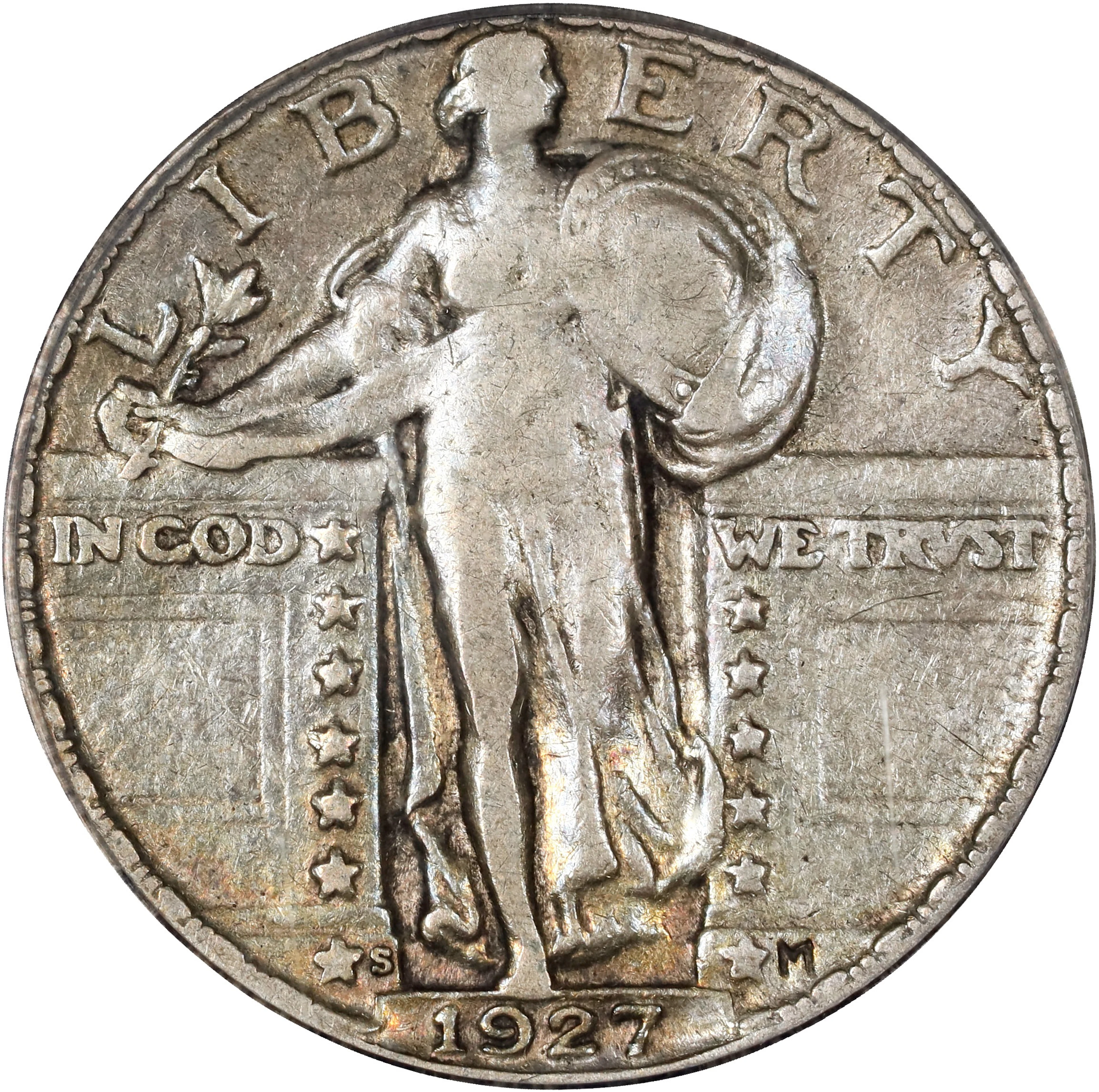 1927-S Standing Liberty Quarter. VF-20 (PCGS).