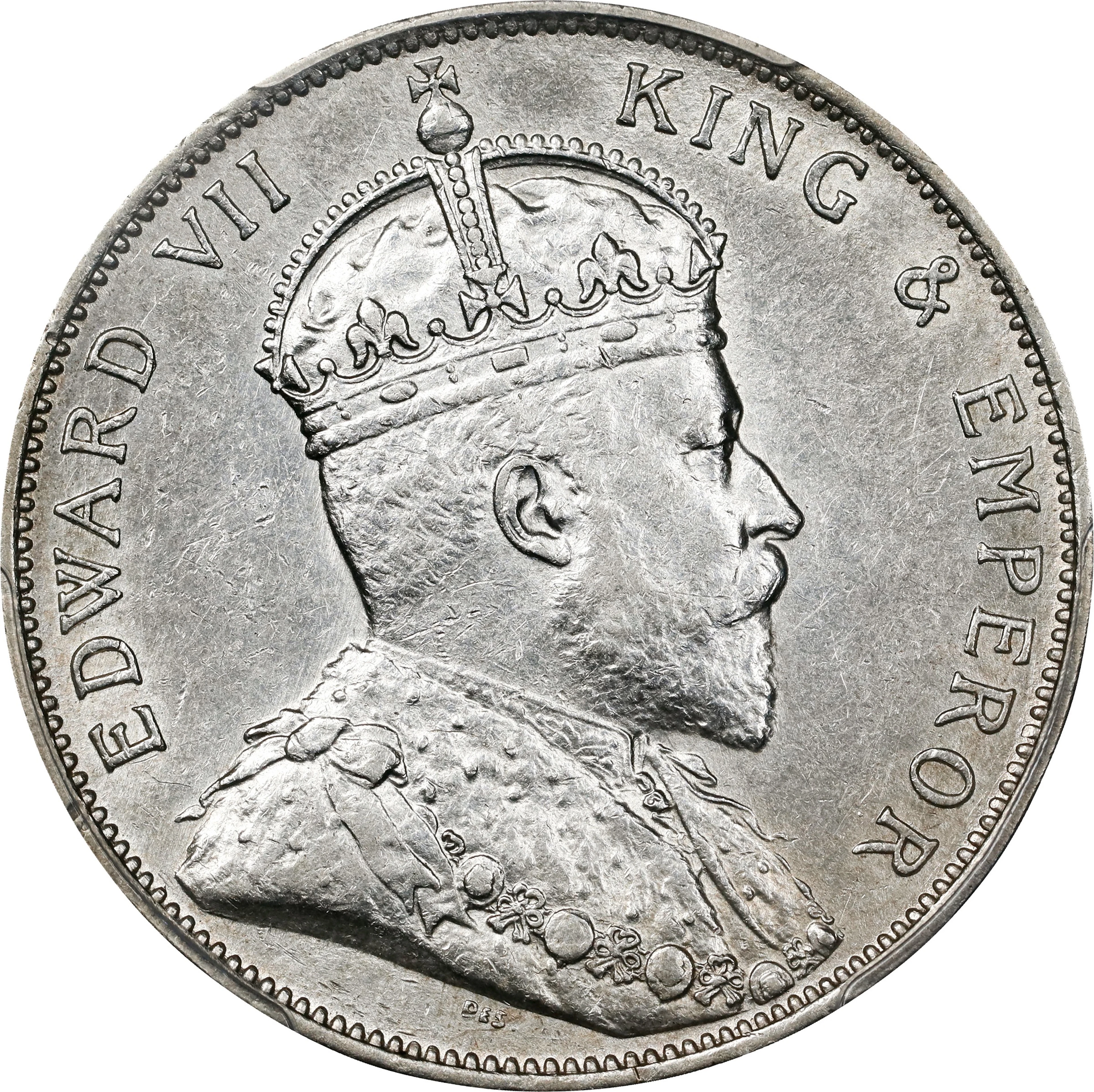 (t) HONG KONG (SAR). 50 Cents, 1904. London Mint. Edward VII. PCGS AU-53.