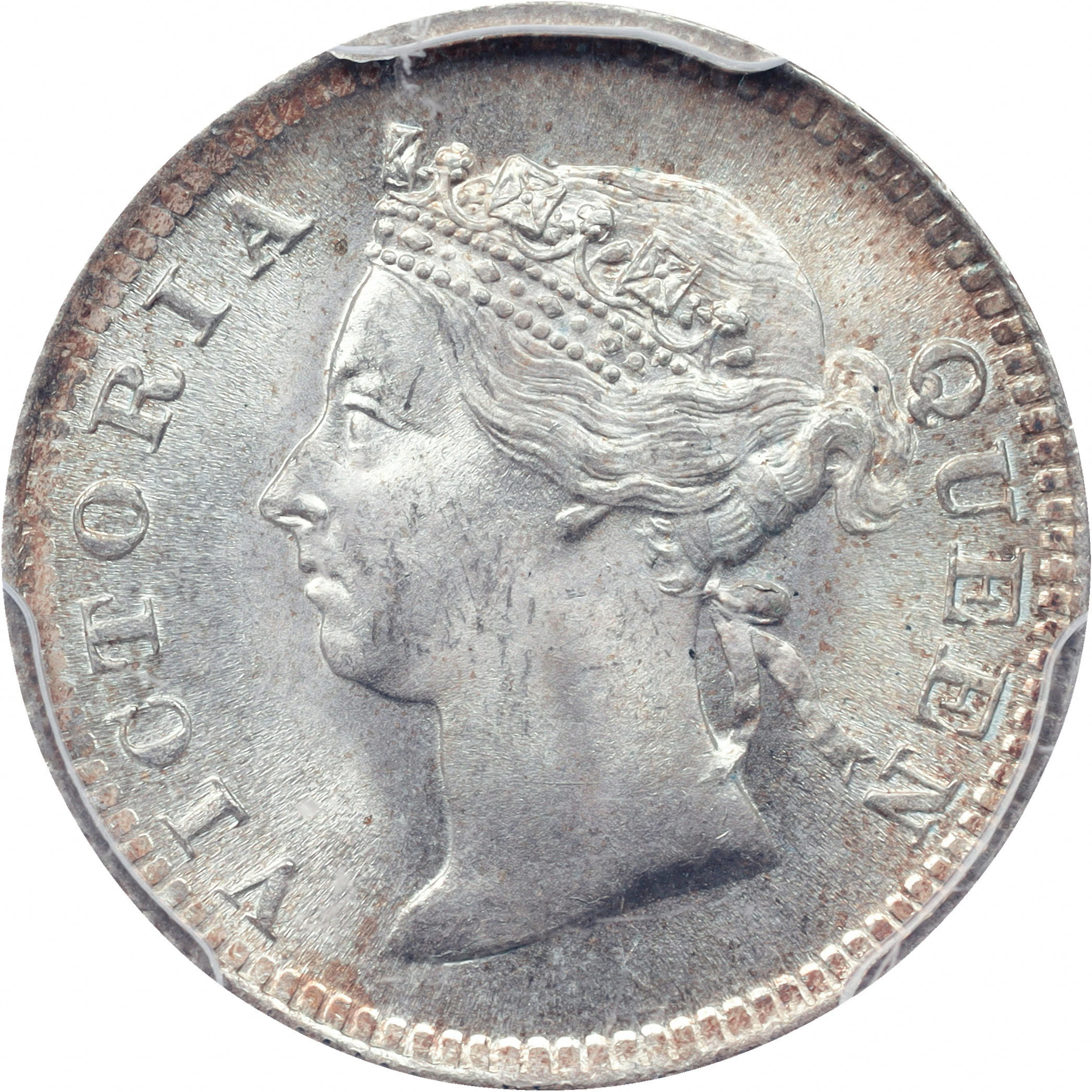(t) HONG KONG (SAR). 5 Cents, 1899. London Mint. Victoria. PCGS MS-66.