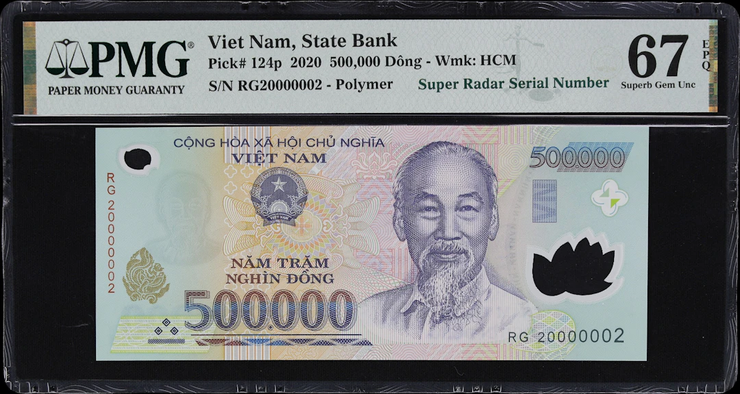 VIETNAM. State Bank of Vietnam. 500,000 Dong, 2020. P-124p. Super