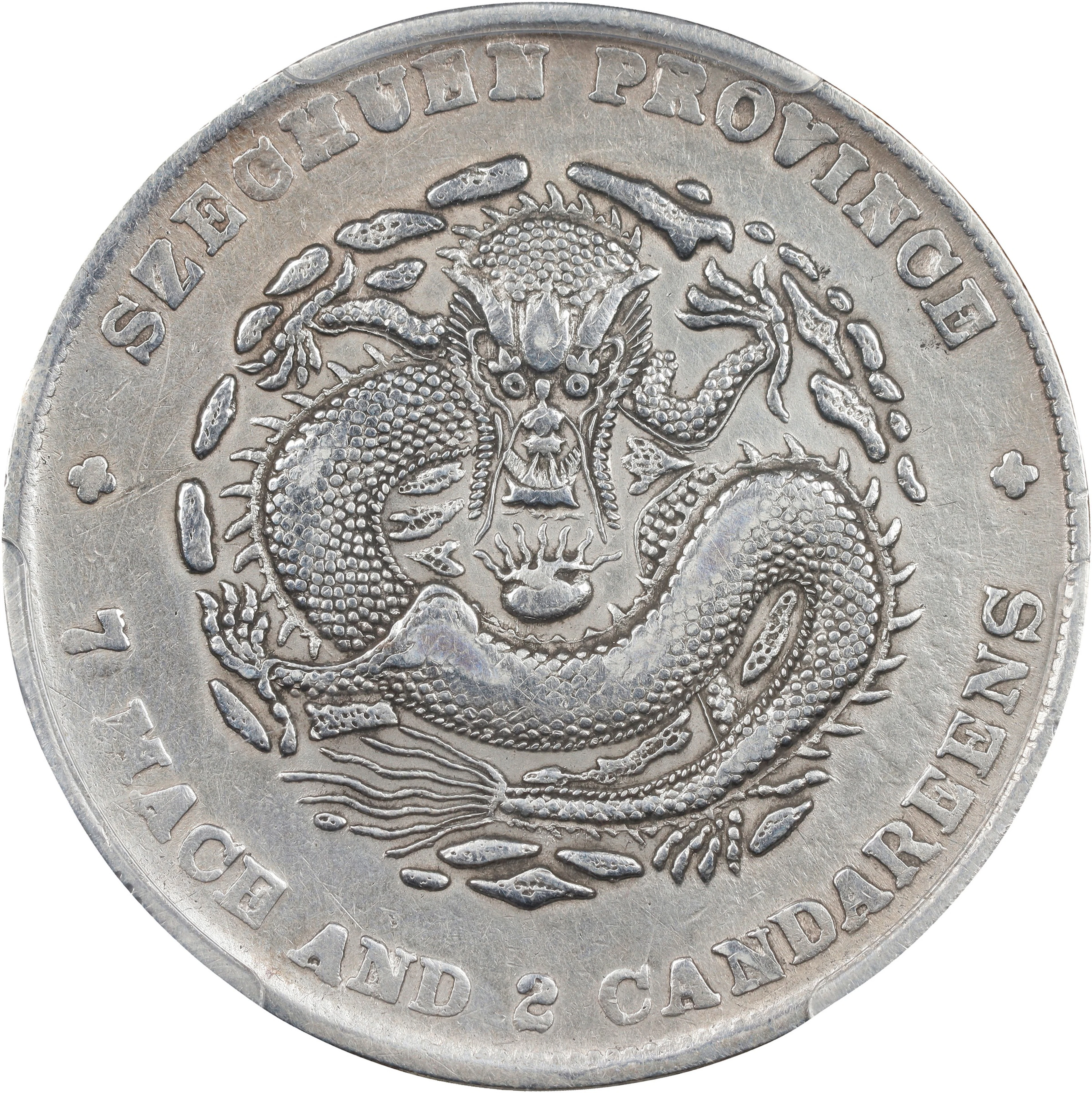 (t) CHINA. Szechuan. 7 Mace 2 Candareens (Dollar), ND (1901-08). Chengdu