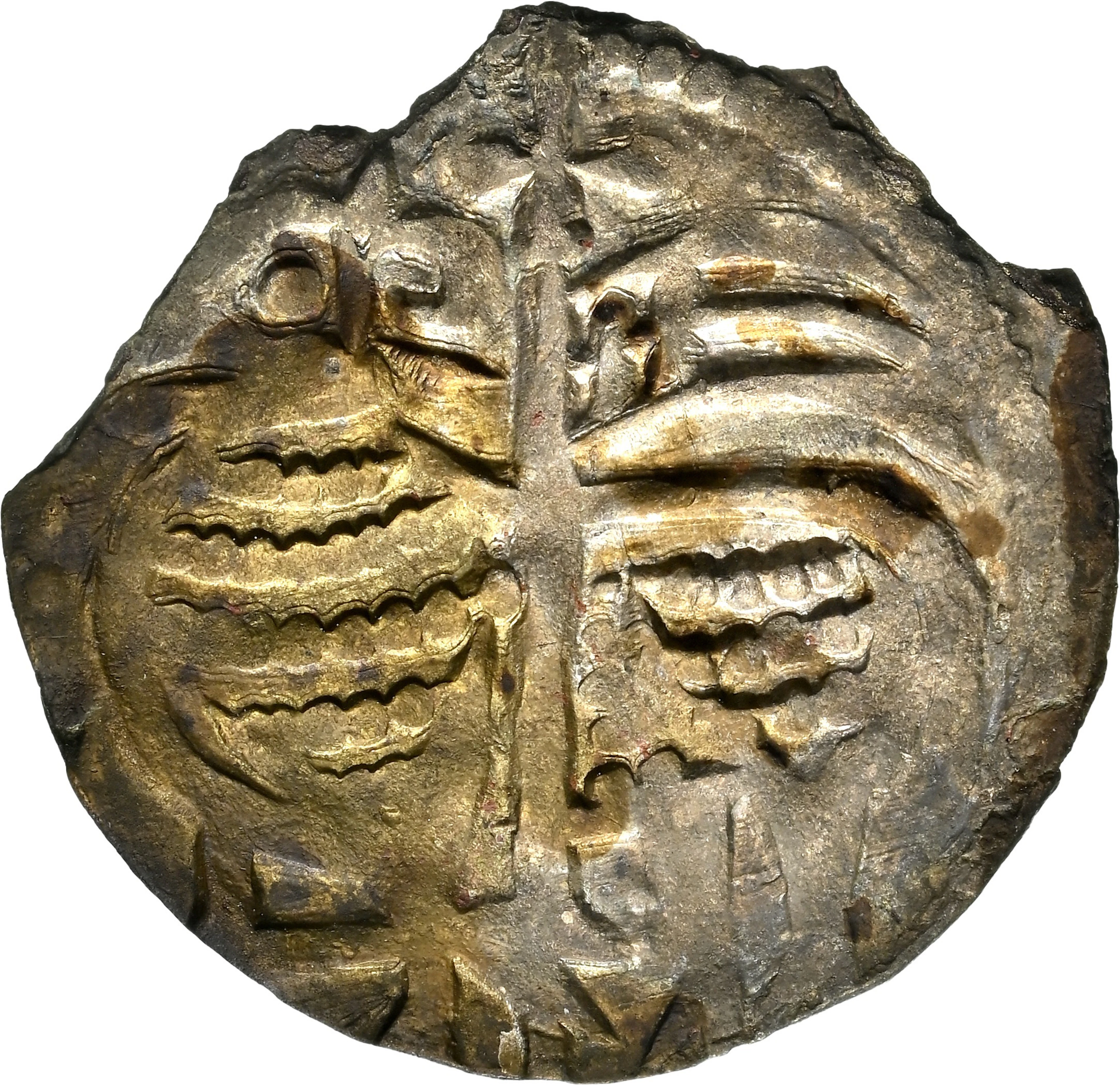 DENMARK. Penny, ND (1182-1202). Northern Jutland / Odense. Canute