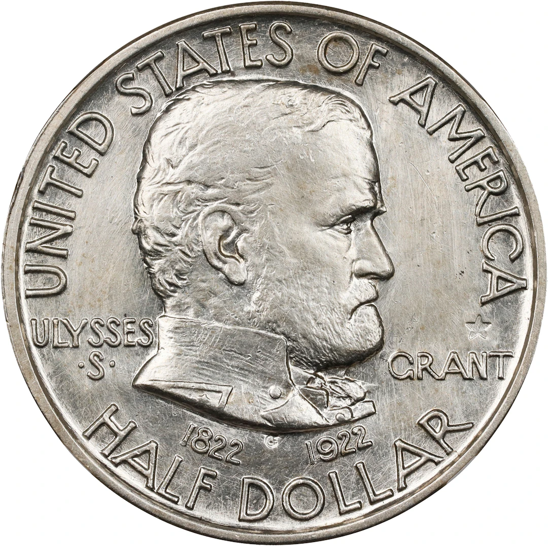 1922 Grant Memorial. No Star. Unc Details--Holed/Plug (NGC).