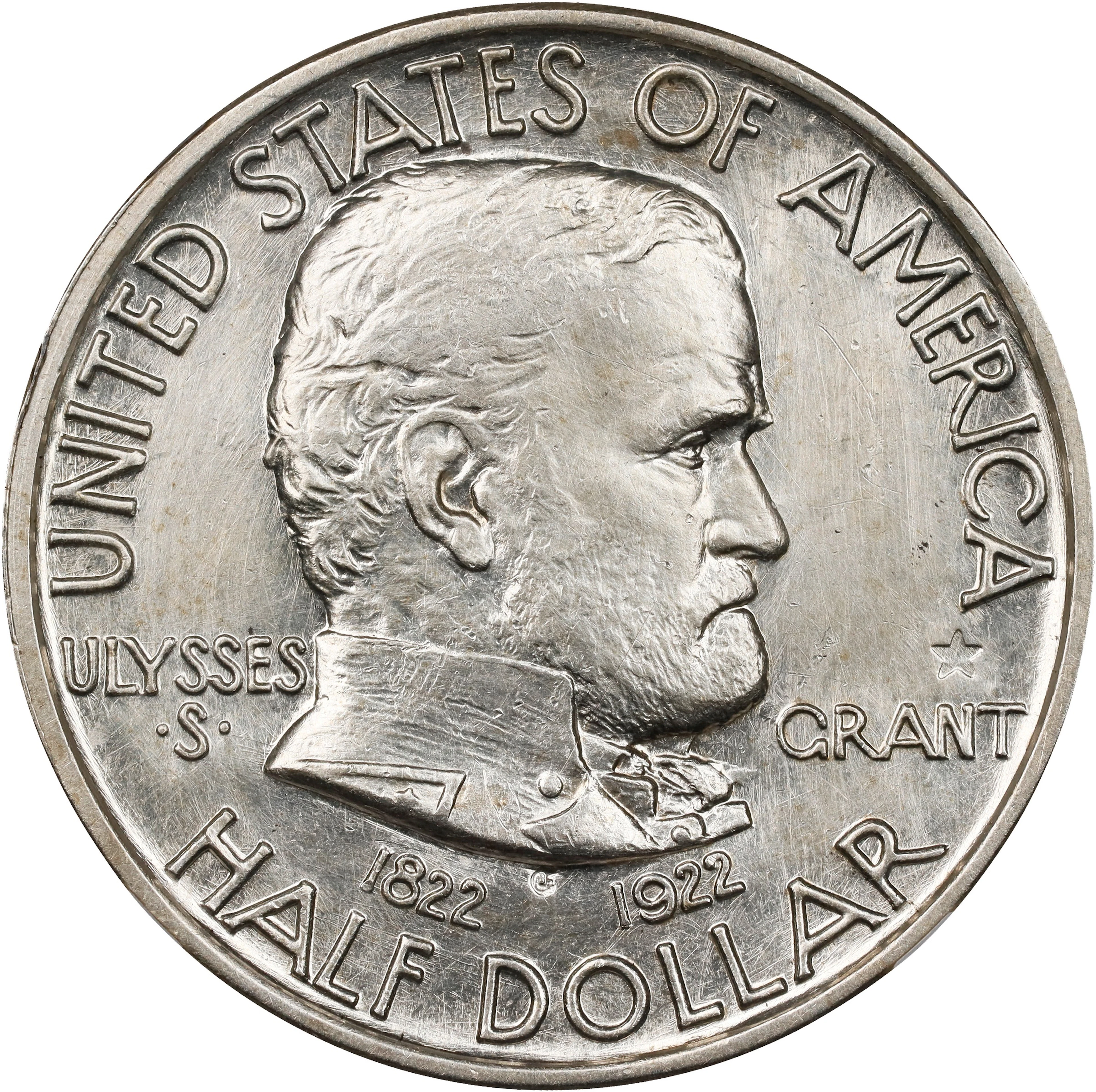 1922 Grant Memorial. No Star. Unc Details--Holed/Plug (NGC).