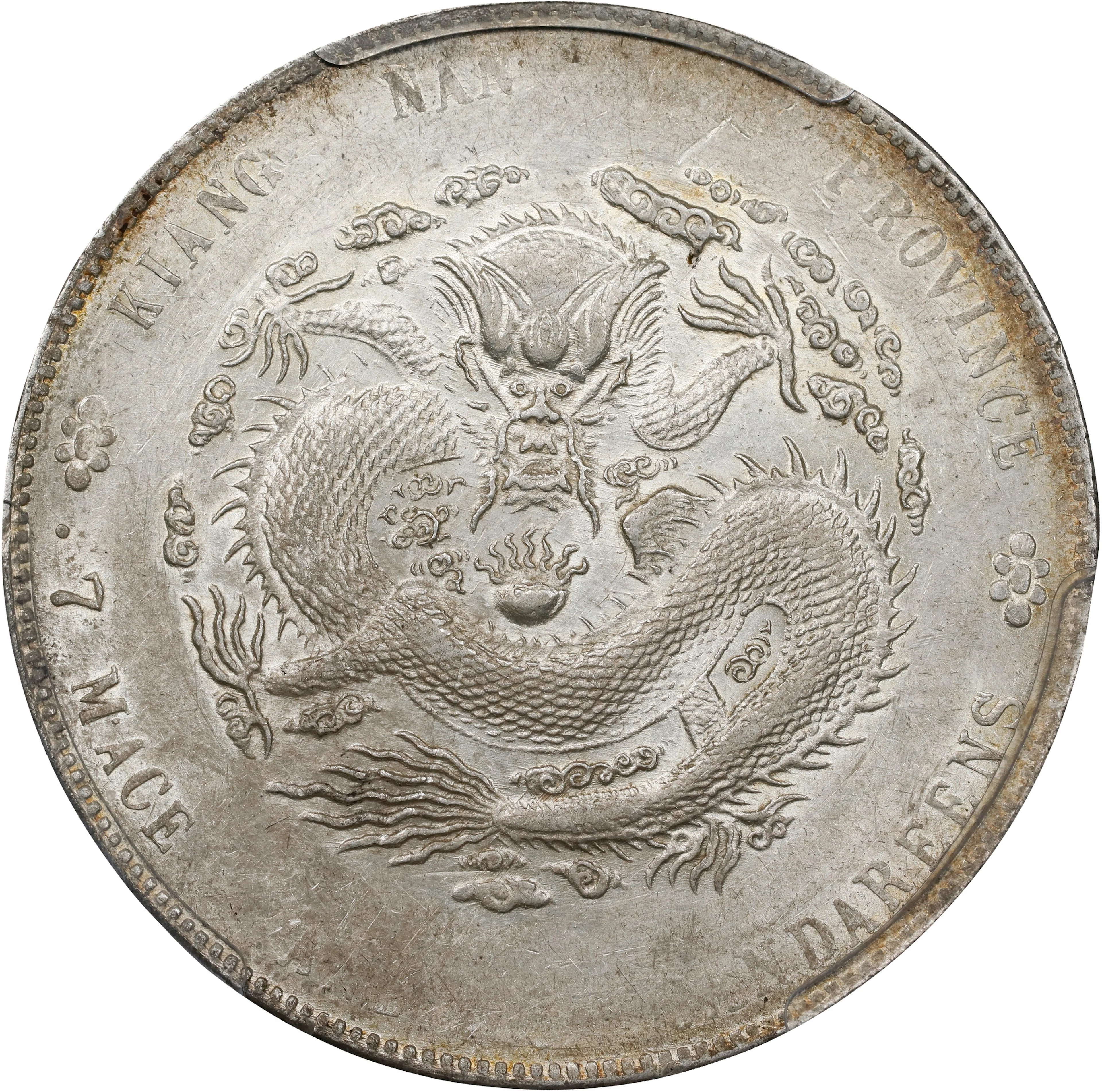 (t) CHINA. Kiangnan. 7 Mace 2 Candareens (Dollar), CD (1904)-HAH CH.