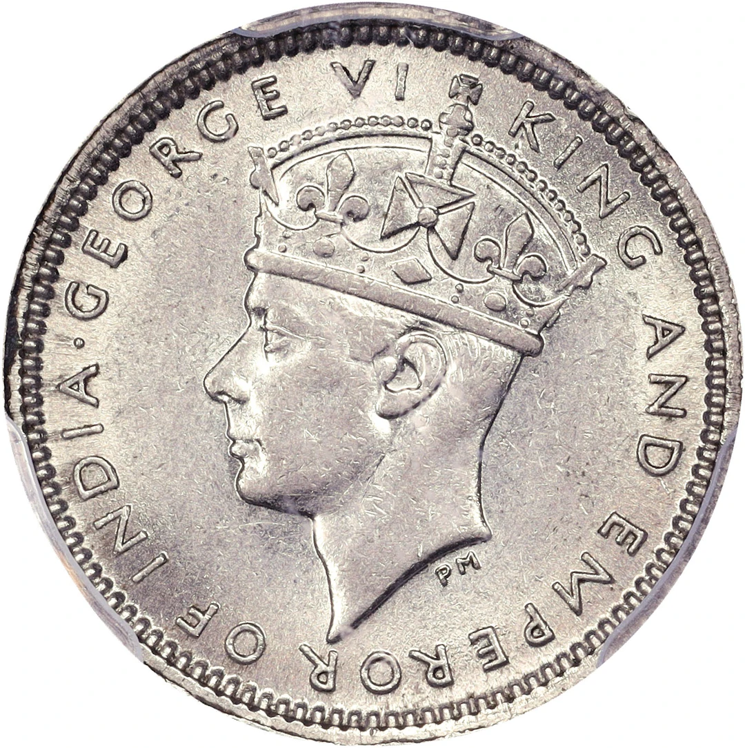(t) HONG KONG (SAR). 5 Cents, 1941-KN. Birmingham (Kings Norton) Mint.