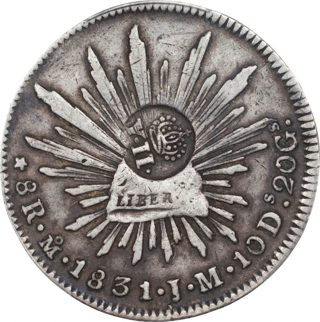 PHILIPPINES. Philippines - Mexico. 8 Reales, ND (1834-37). Manila