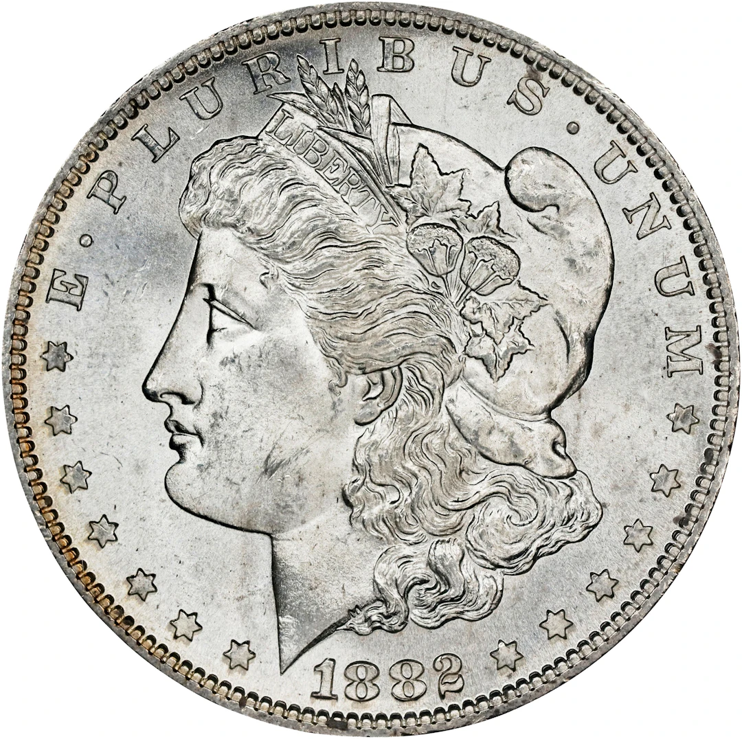 1882-S Morgan Silver Dollar. MS-64 (PCGS). CAC. OGH Generation 1.2 Rattler.