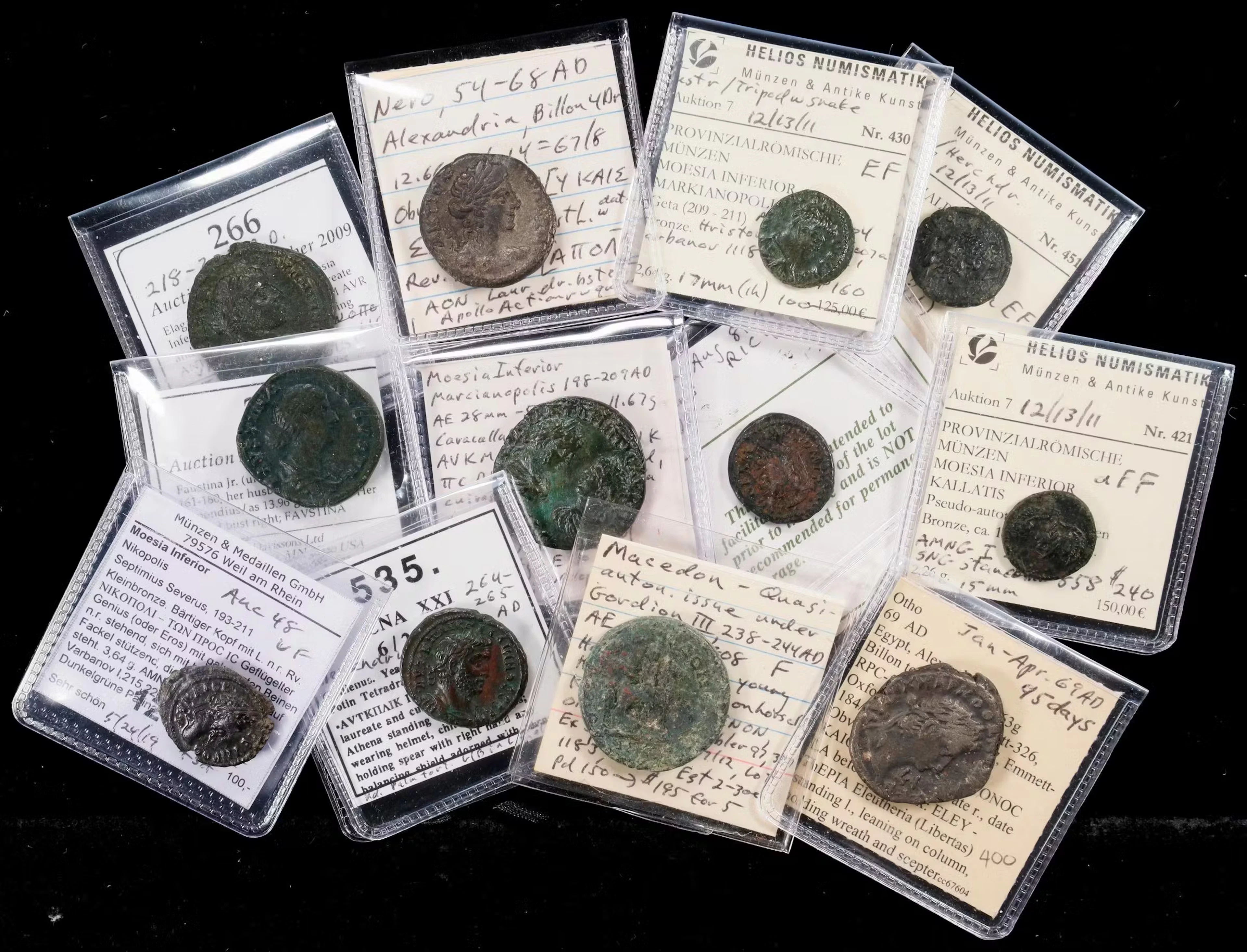 MIXED LOTS. Group of Roman Provincial Bronzes (12 Pieces), ca. A.D.