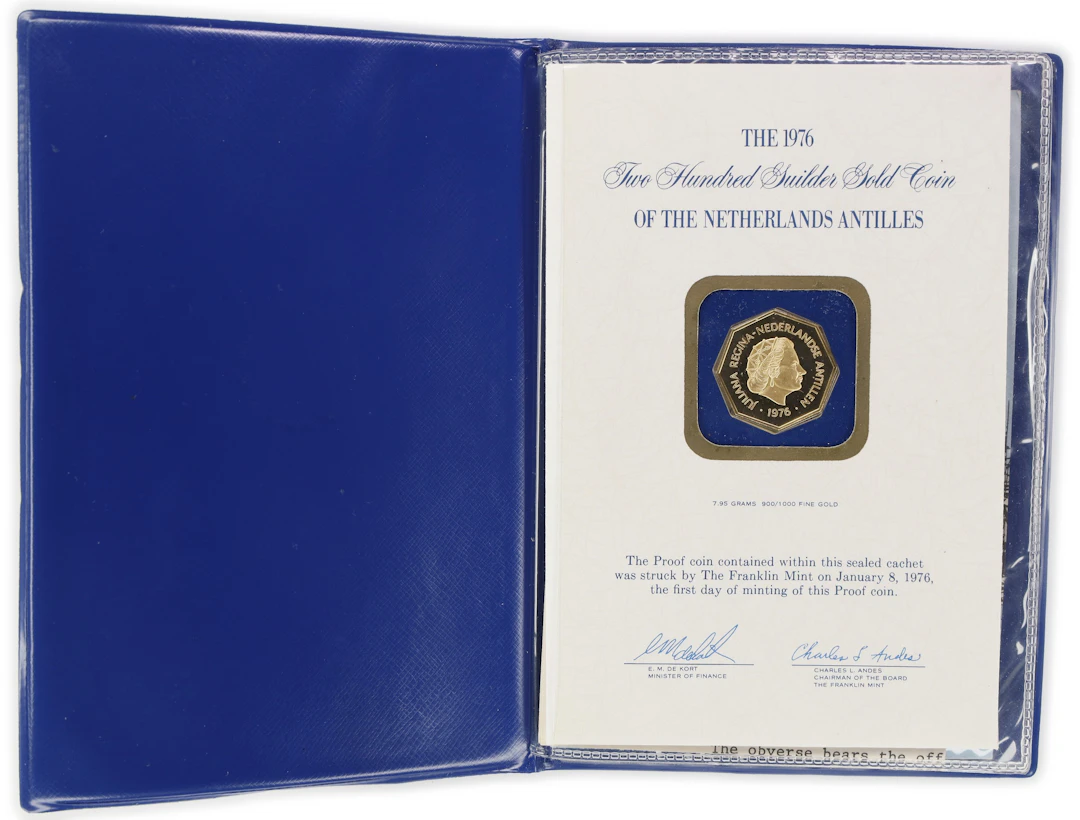 (0.23 oz, 7.154 g AGW). Netherlands Antilles. 1976 U.S. Bicentennial