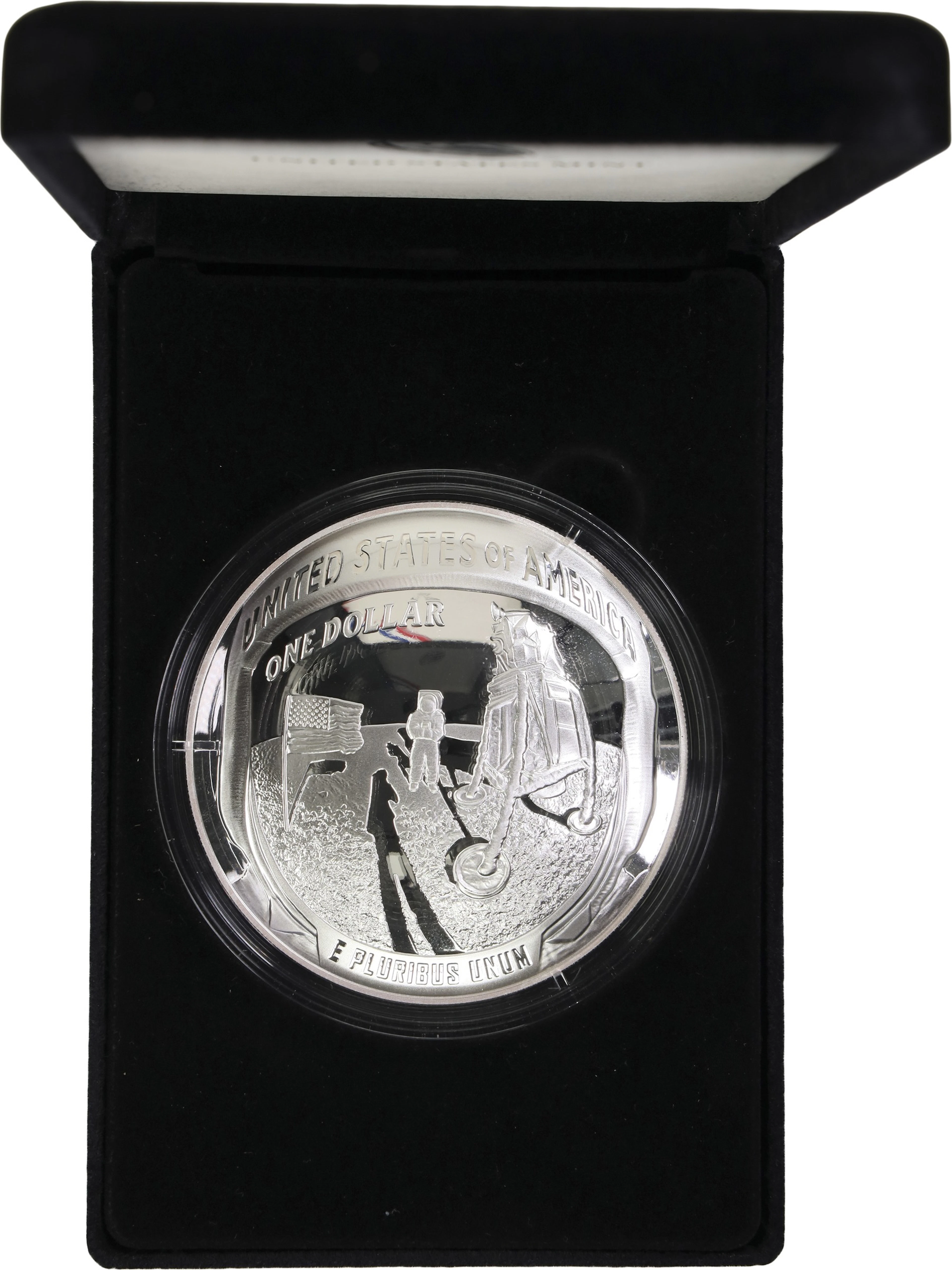 (5 oz, 155.52 g ASW). 2019-P Apollo 11 50th Anniversary 5 oz U.S.