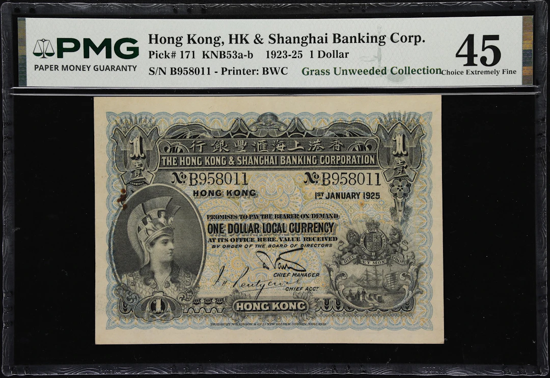 HONG KONG (SAR). Hong Kong & Shanghai Banking Corporation. 1 Dollar