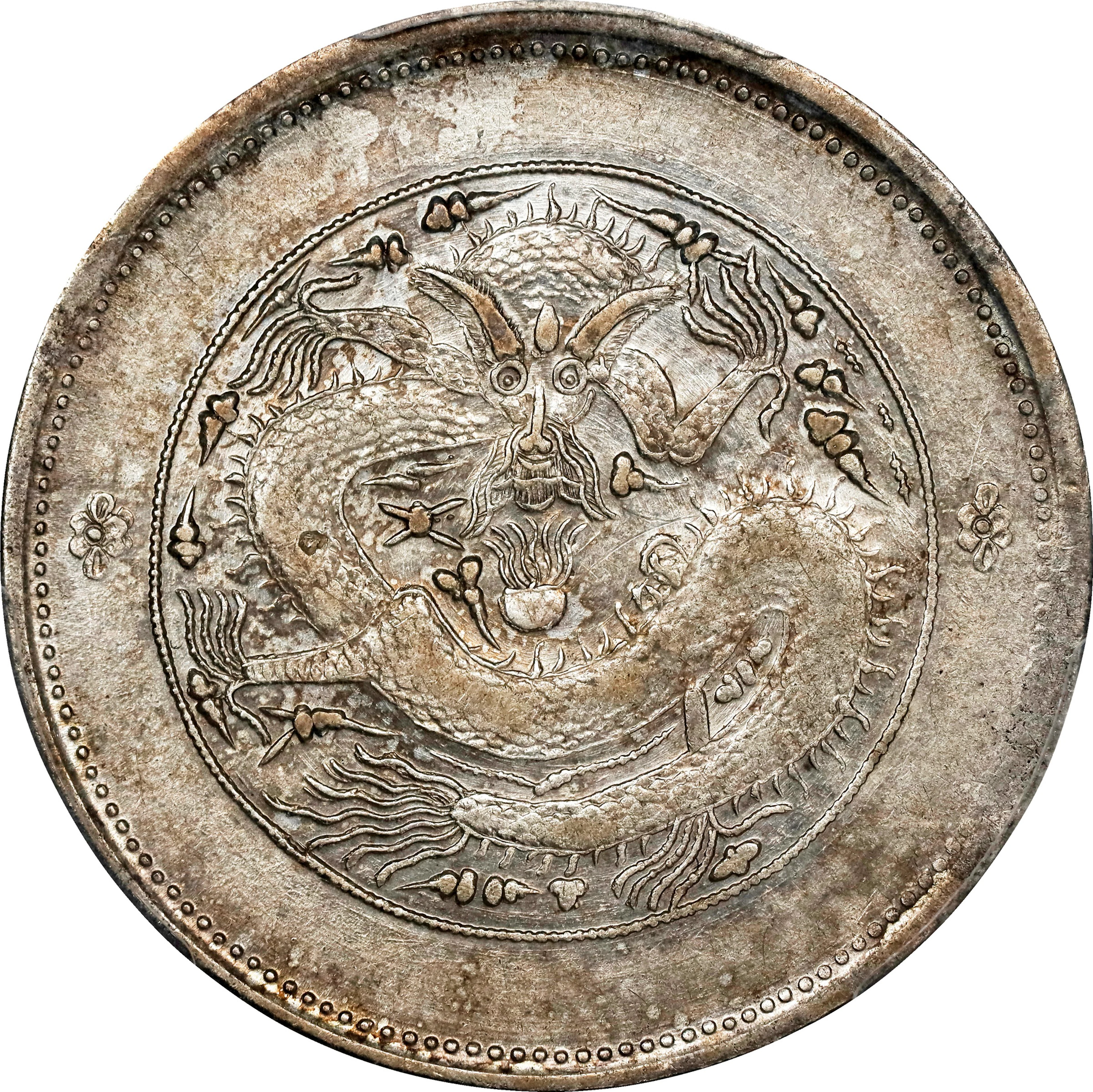 (t) CHINA. Sinkiang. 5 Mace (Miscals), ND (1910). Urumchi (Tihwa)