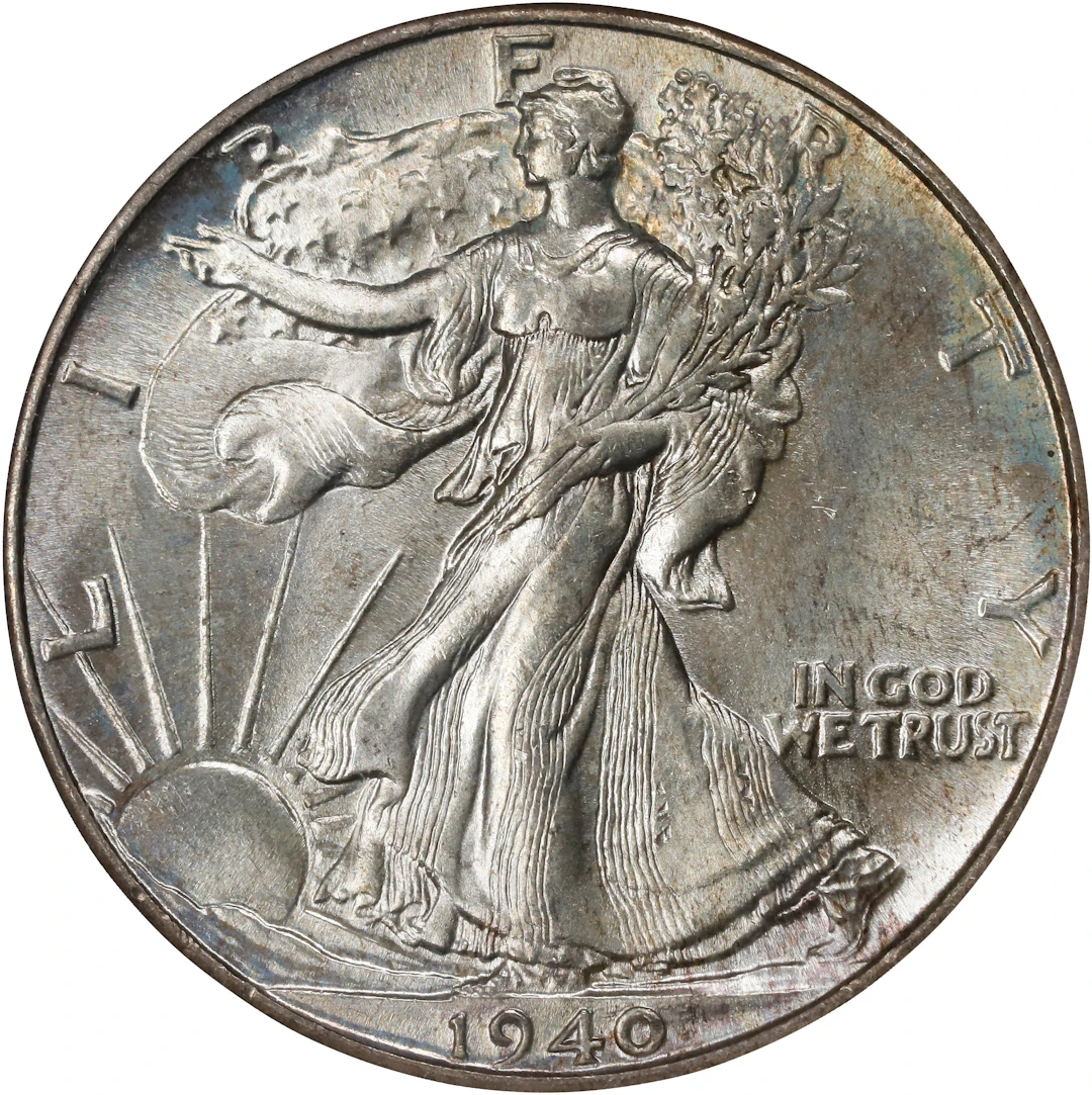 1940 Walking Liberty Half Dollar. MS-65 (NGC).