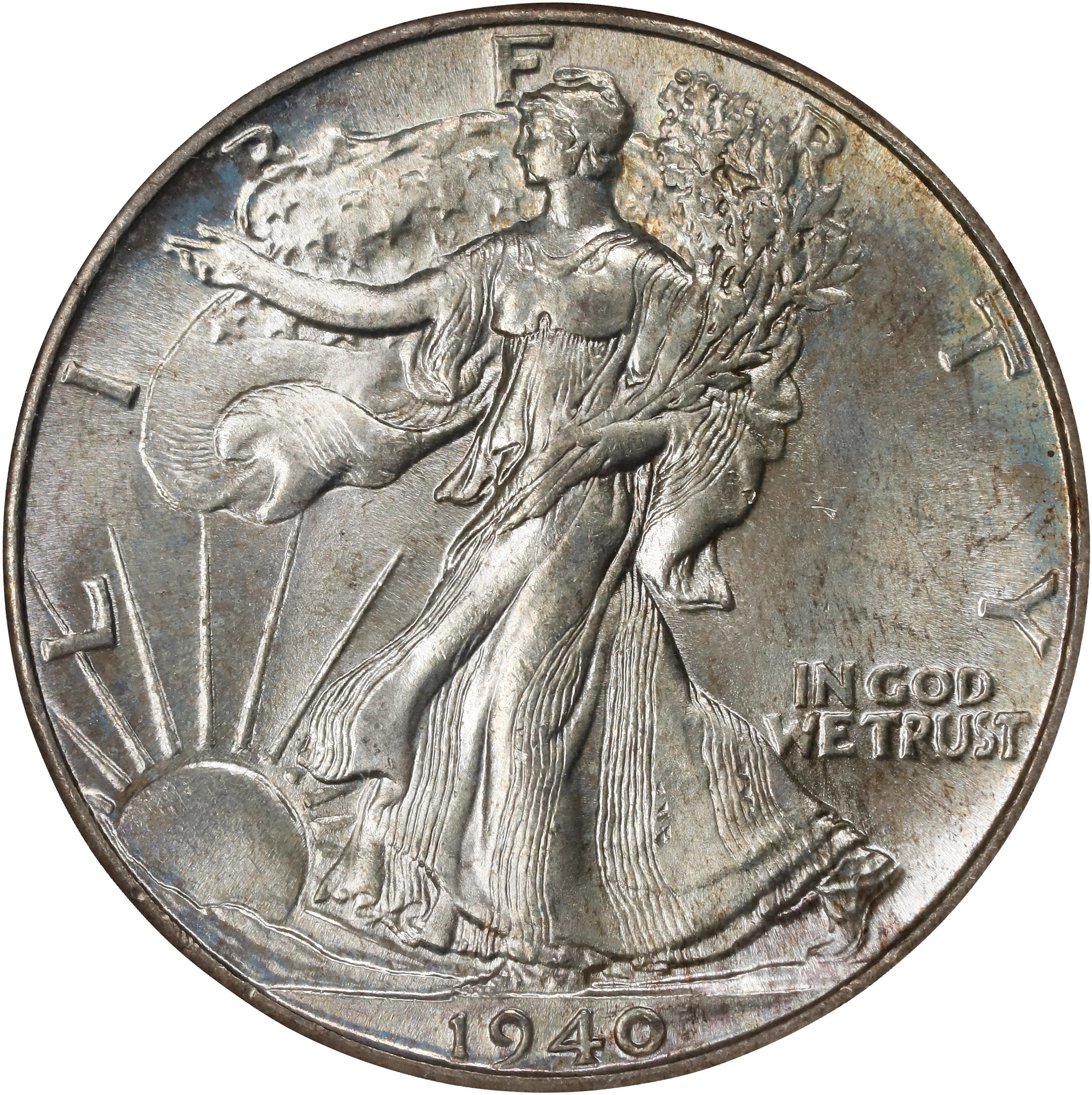 1940 Walking Liberty Half Dollar. MS-65 (NGC).