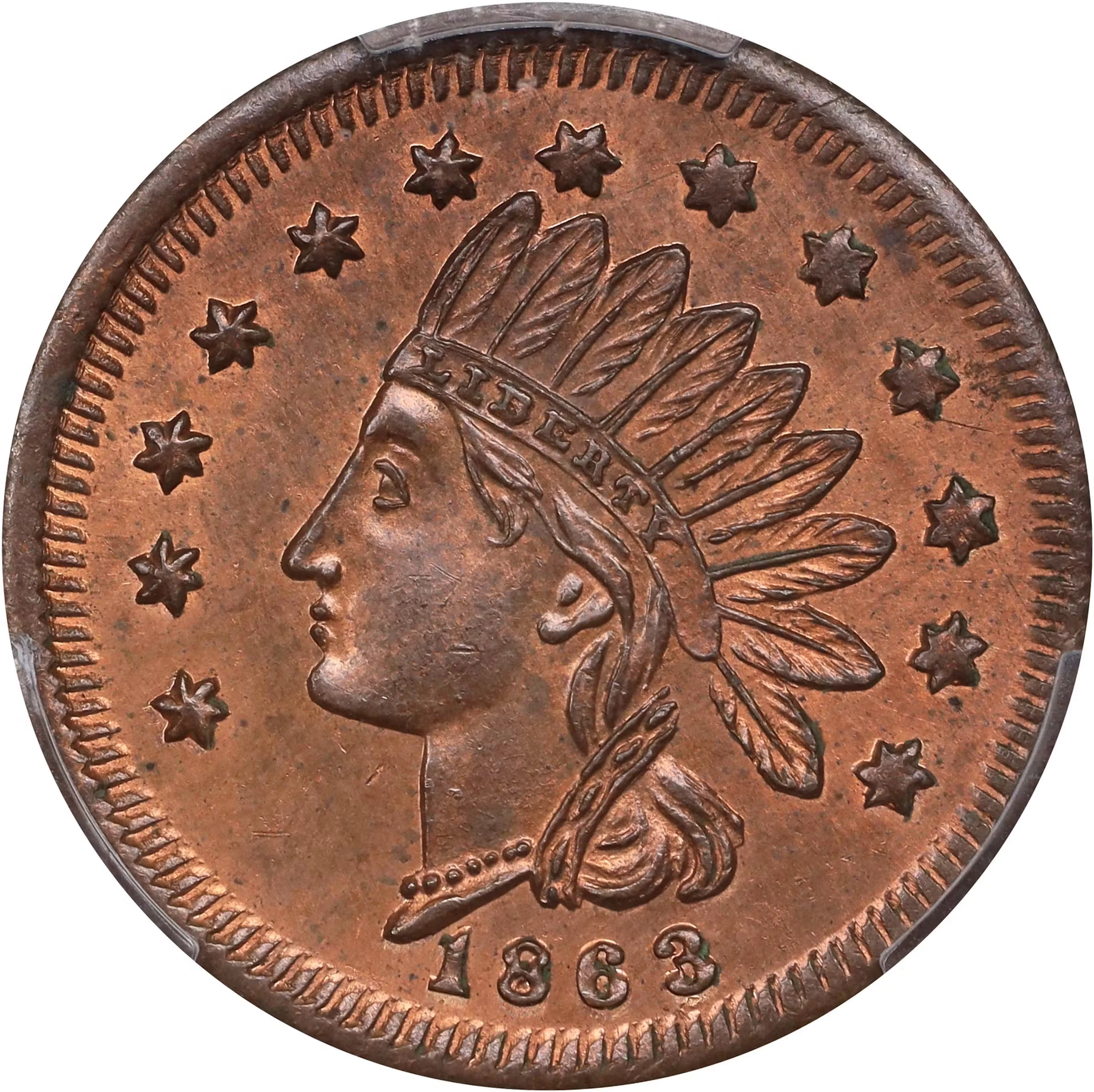 MICHIGAN. Brighton. 1863 William H. Naylor. Fuld-085C-2a. Rarity-5.