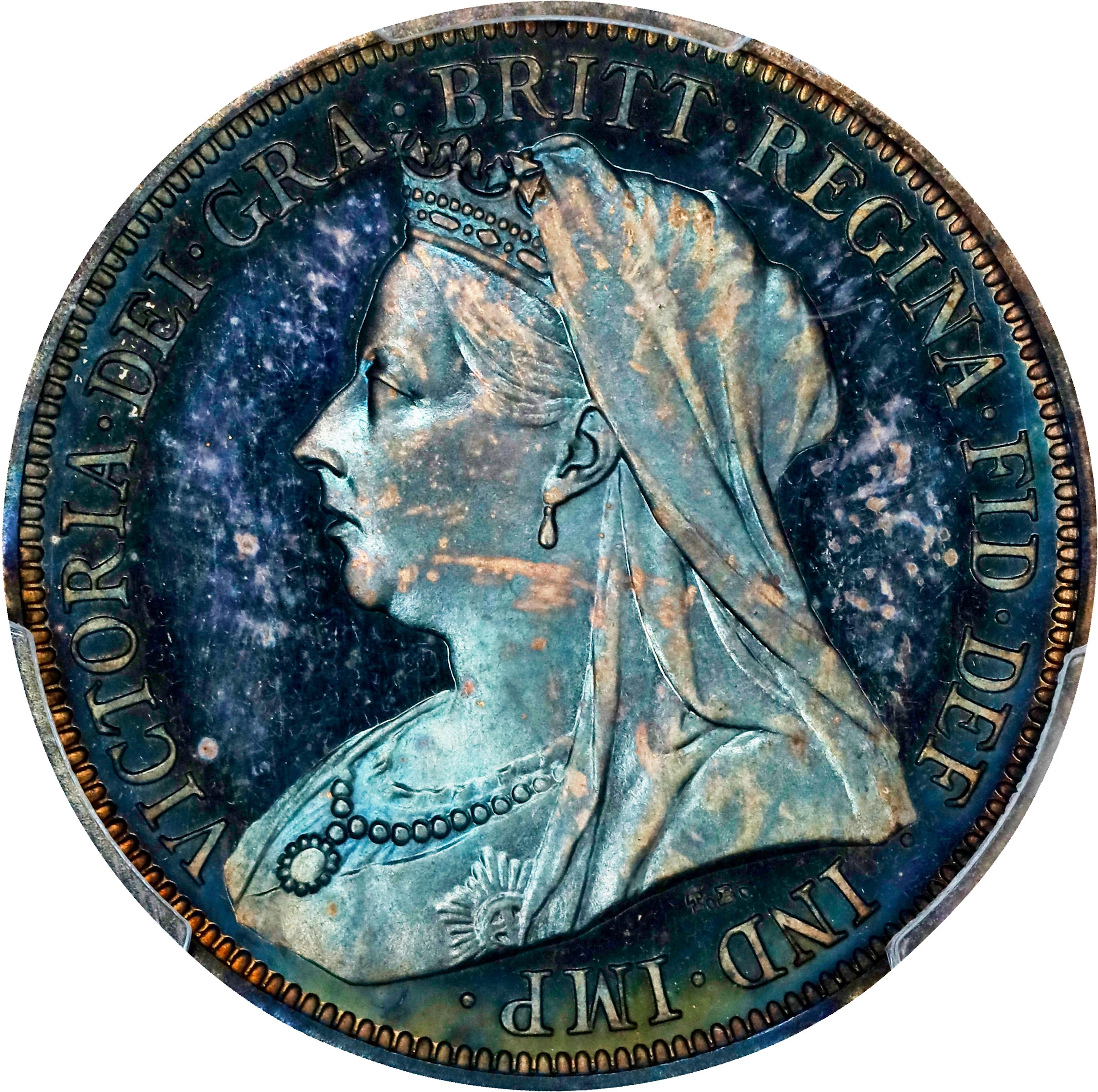 GREAT BRITAIN. Shilling, 1893. London Mint. Victoria. PCGS PROOF-66.