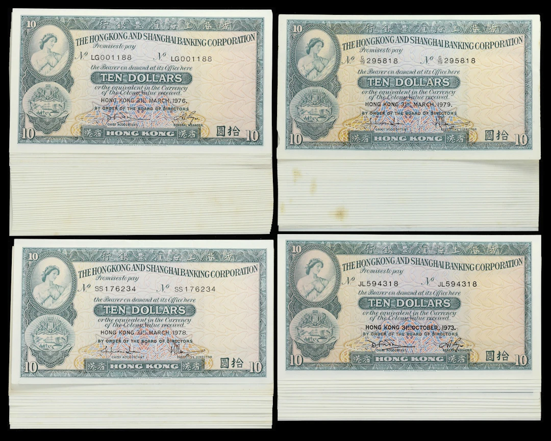 HONG KONG (SAR). Lot of (87). Hong Kong & Shanghai Banking Corporation.