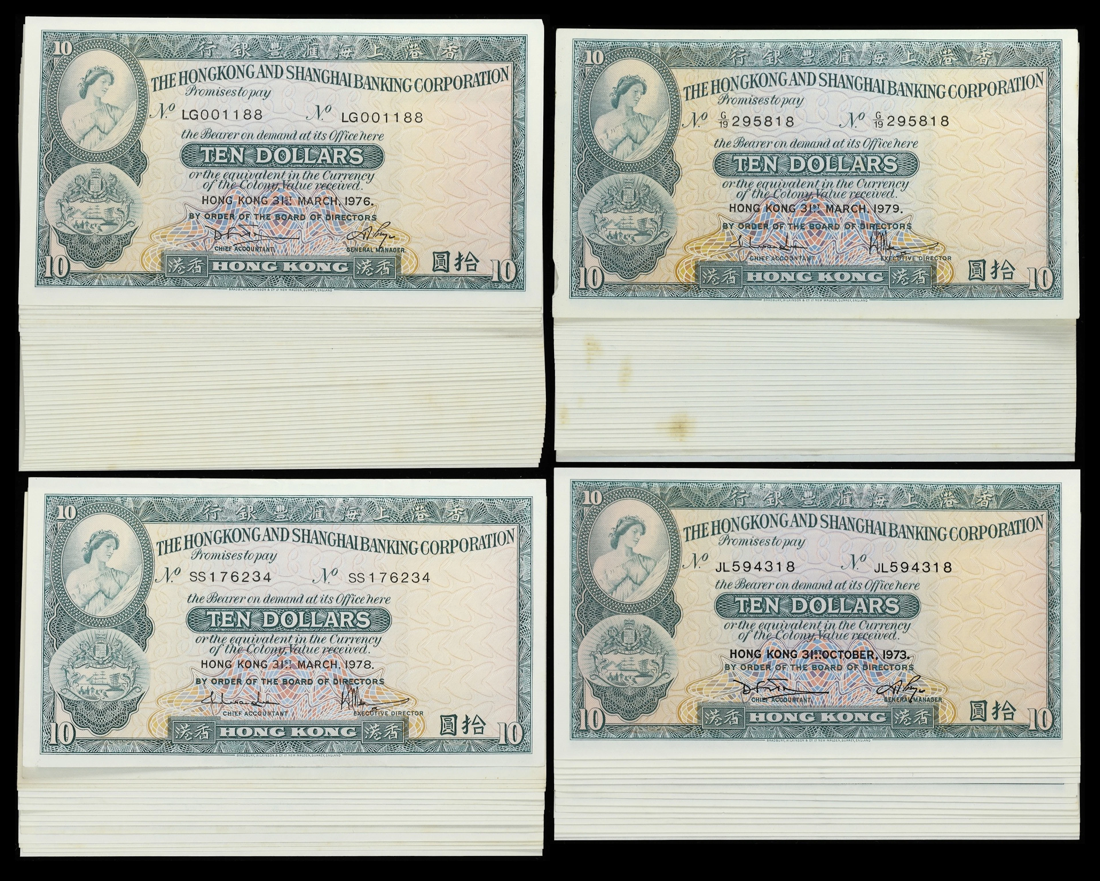 HONG KONG (SAR). Lot of (87). Hong Kong & Shanghai Banking Corporation.