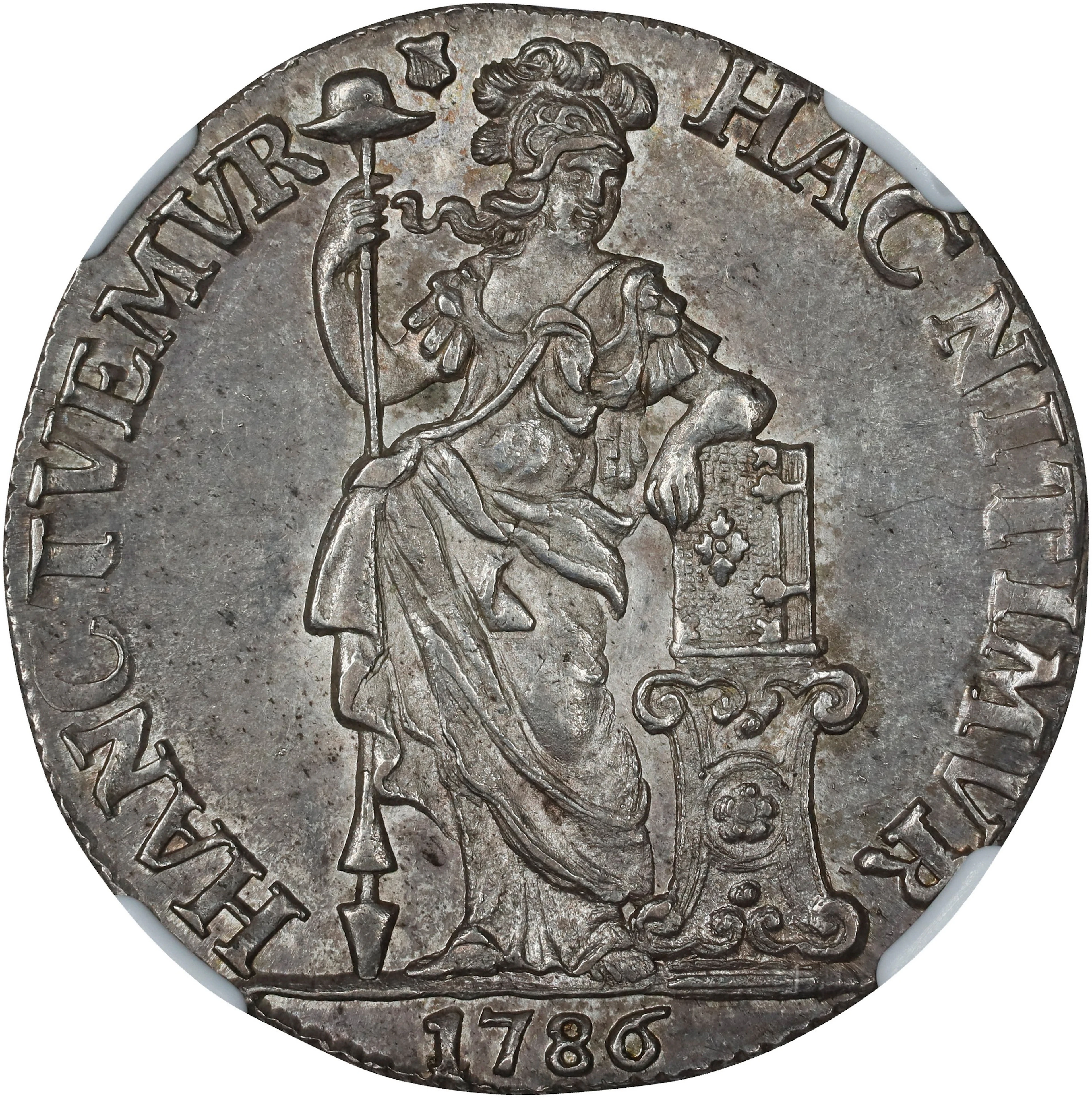 NETHERLANDS EAST INDIES. Utrecht. Gulden, 1786. Utrecht Mint. NGC MS-62.