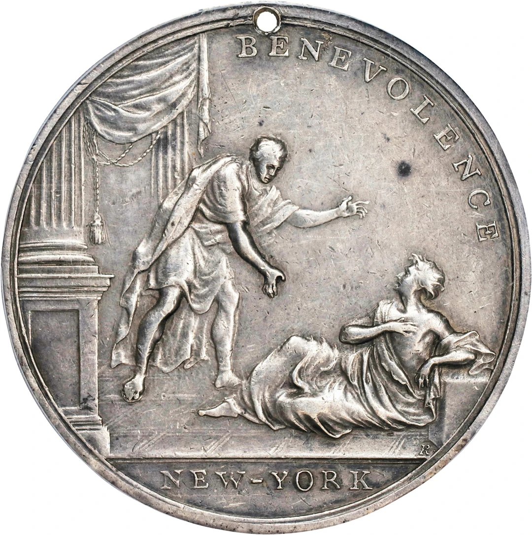 1808 Washington Benevolent Society Medal. Musante GW-94, Baker-327