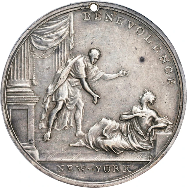 1808 Washington Benevolent Society Medal. Musante GW-94, Baker-327