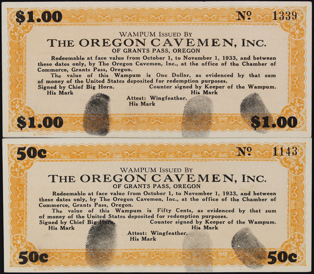 Lot of (2) Grants Pass, Oregon. Chamber of Commerce. Domain of the