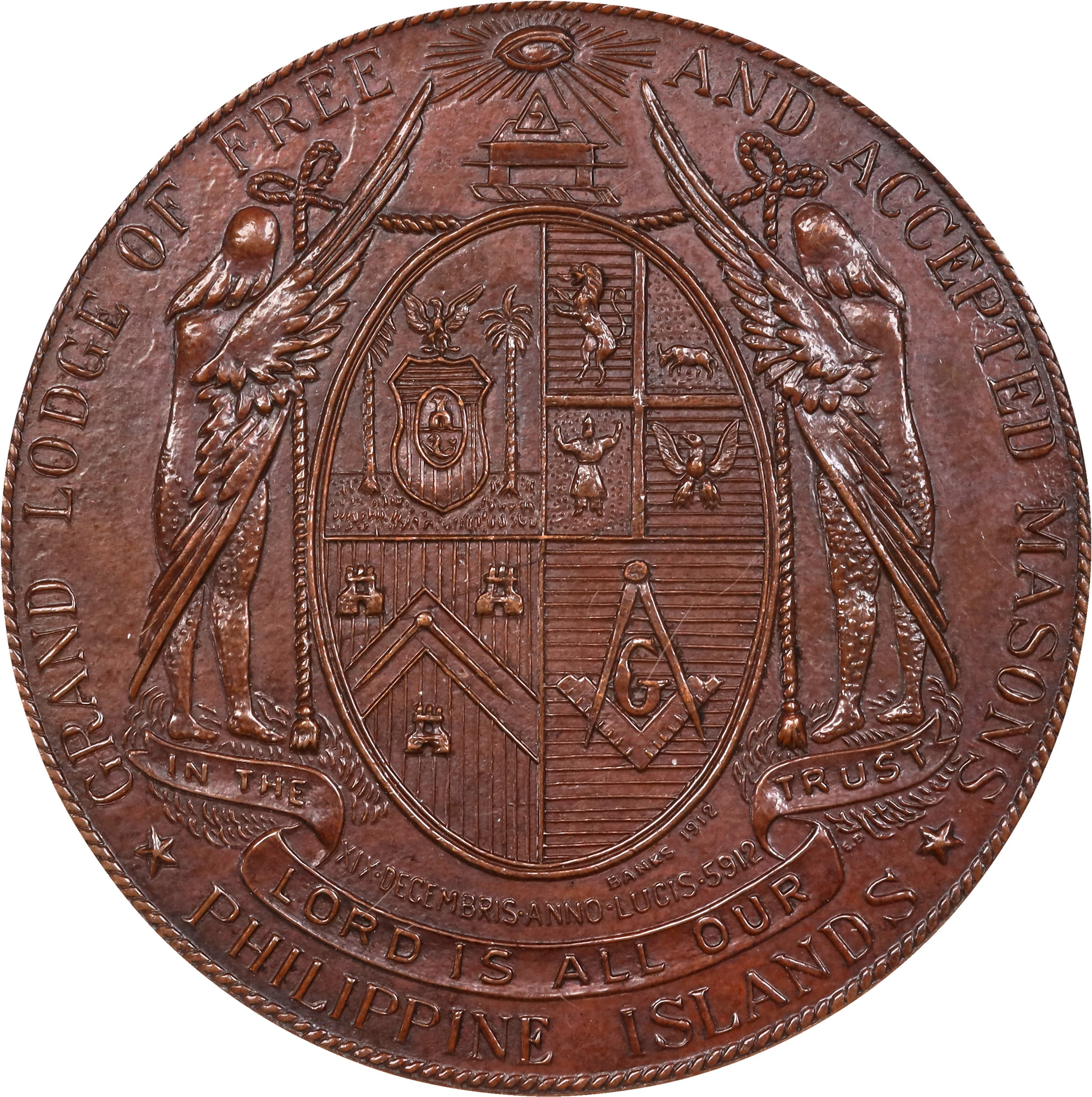 PHILIPPINES. Centennial of the Birth of Charles S. Banks Bronze Medal