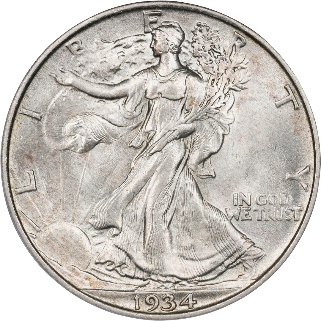 1934 Walking Liberty Half Dollar. MS-63 (PCGS).
