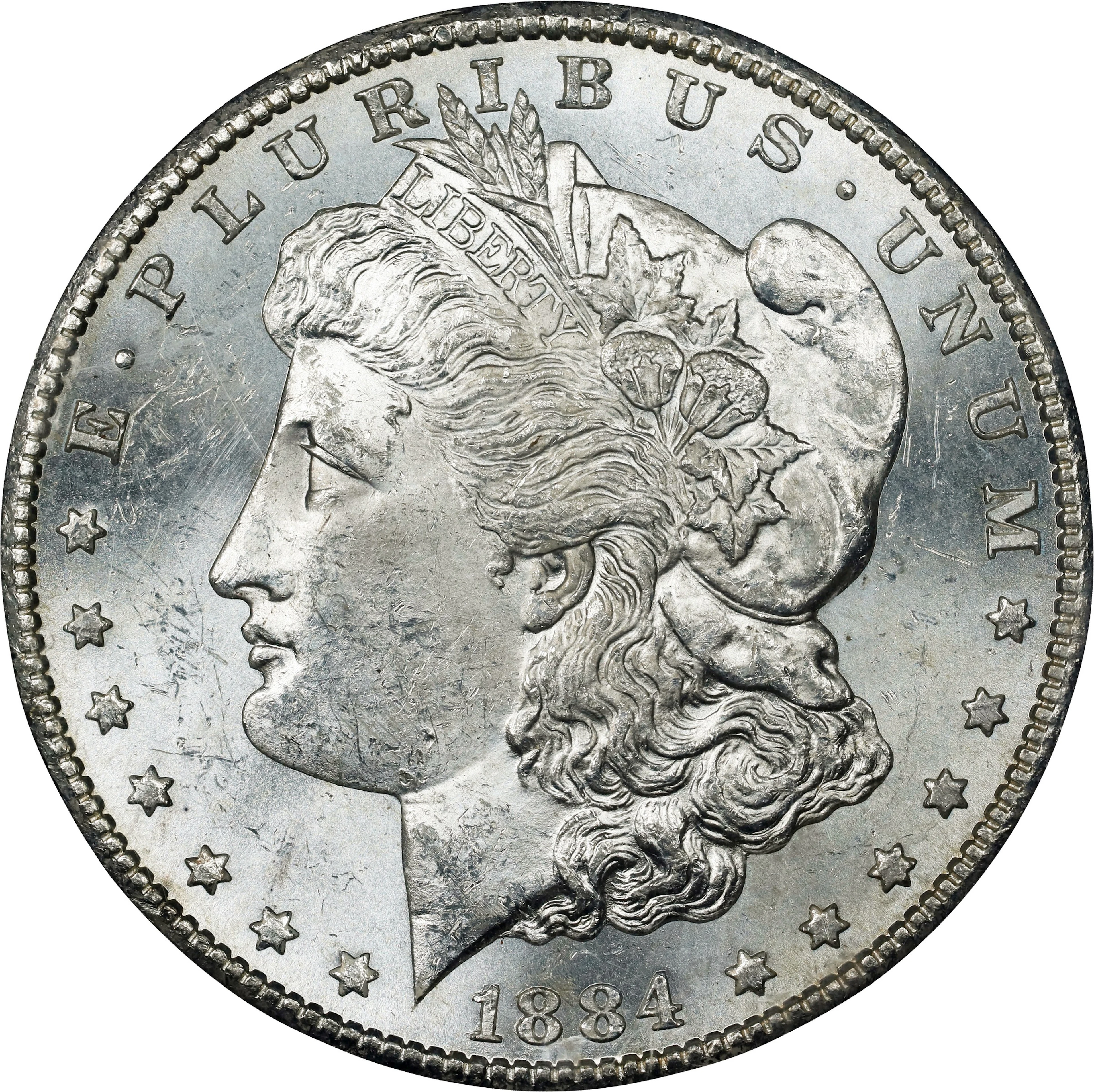 1884-CC GSA Morgan Silver Dollar. MS-61 (NGC).