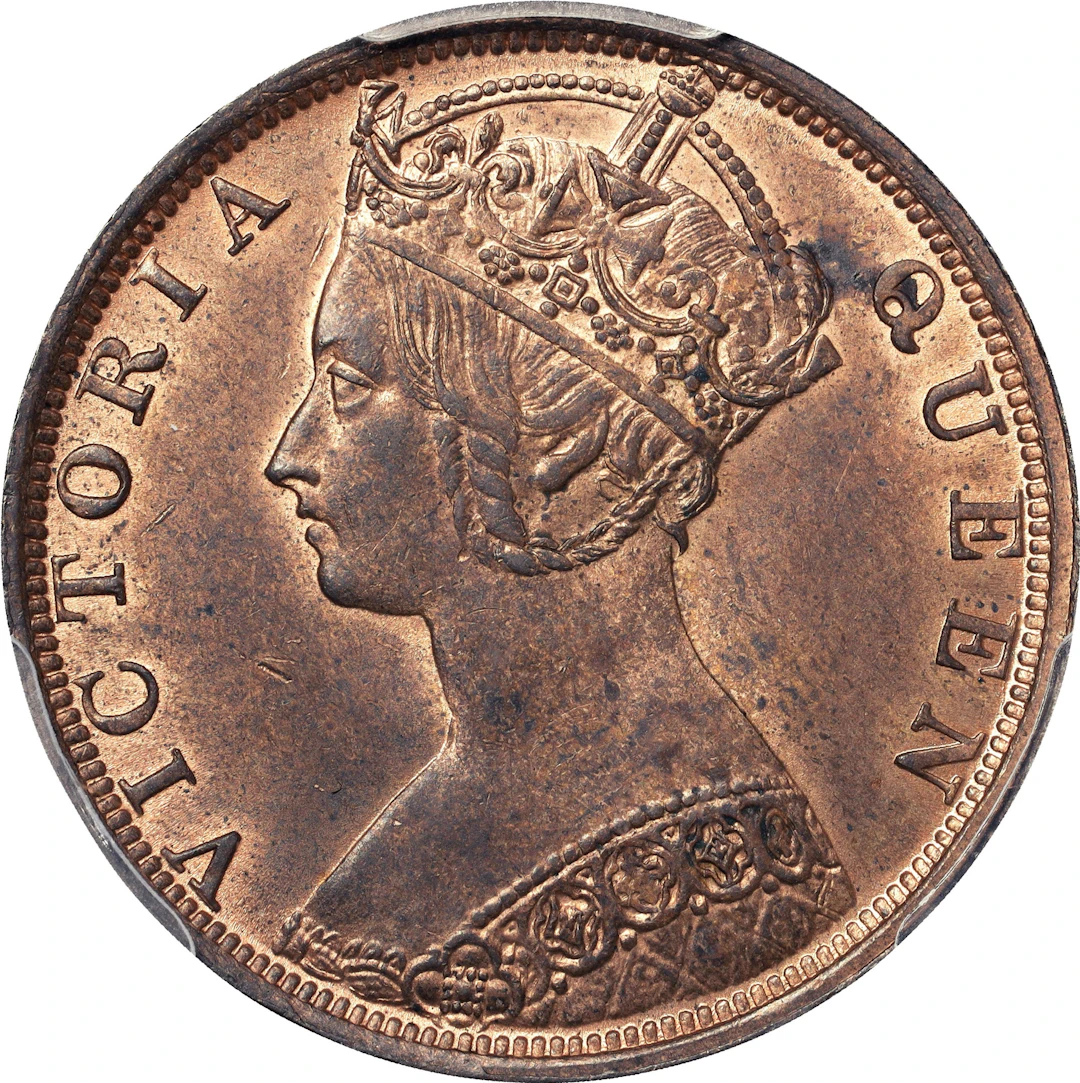 (t) HONG KONG (SAR). Cent, 1899. London Mint. Victoria. PCGS MS-63 Red Brown.