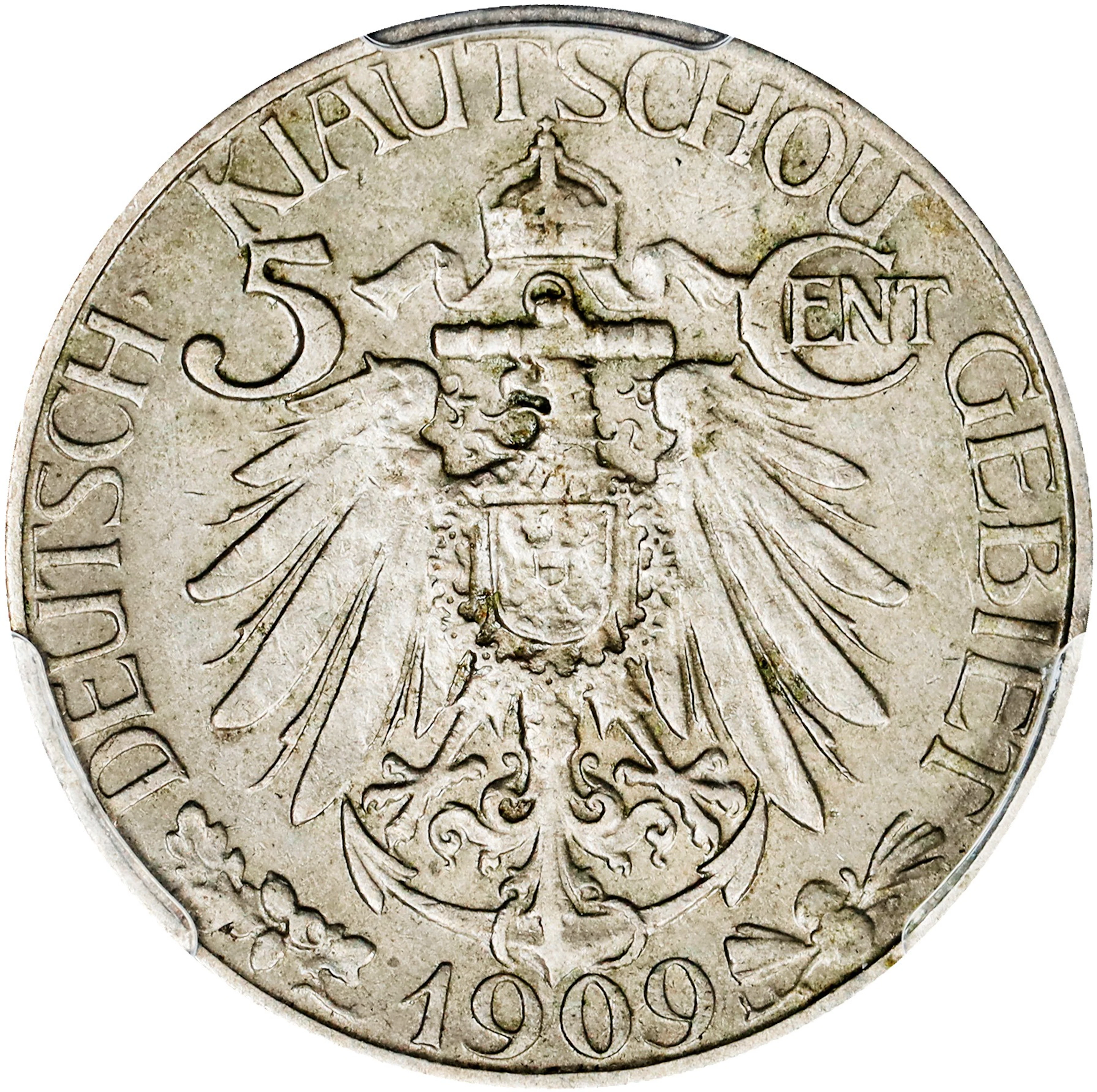 (t) CHINA. Kiau Chau. German Occupation. 5 Cents, 1909. Berlin Mint.