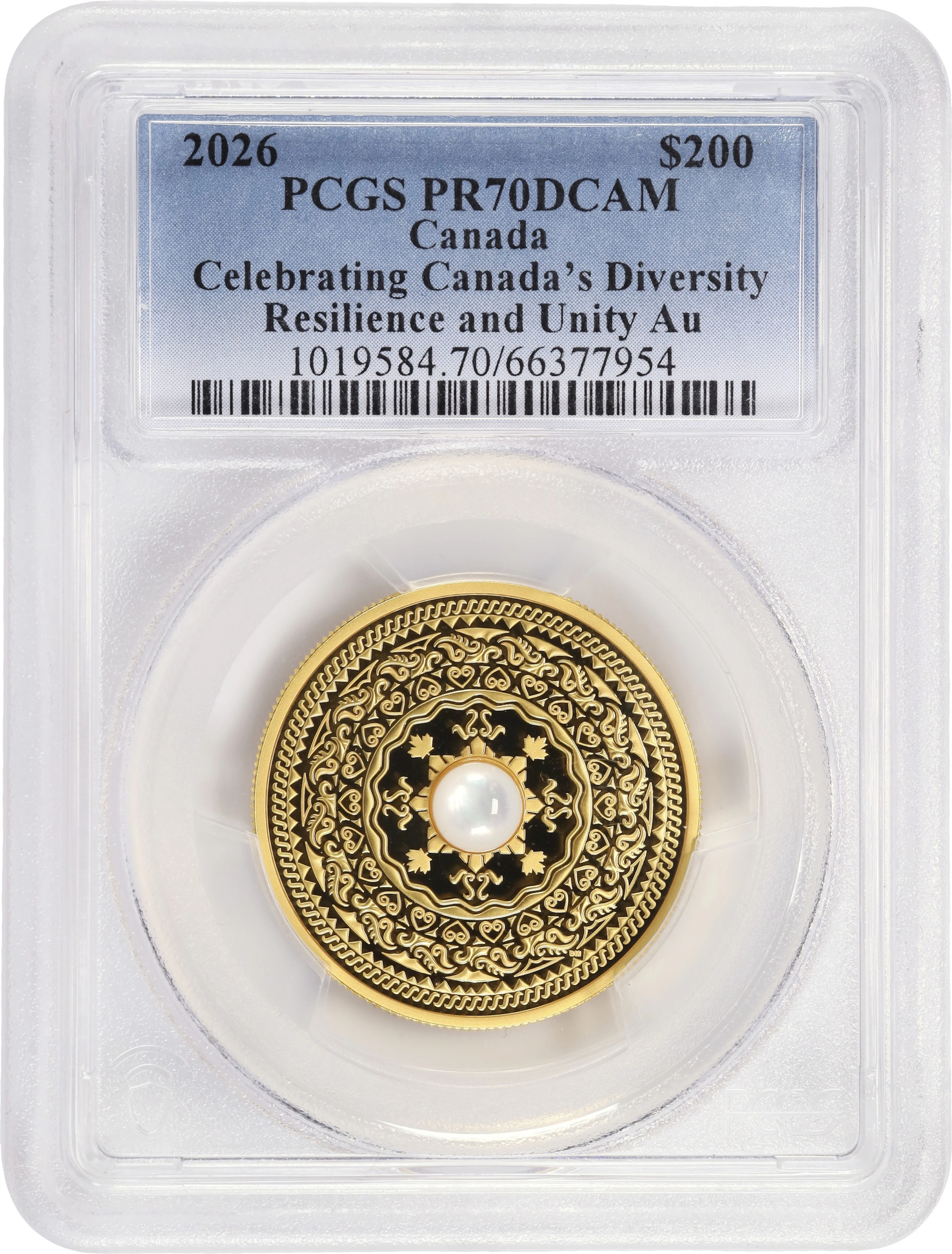 (1 oz, 31.104 g AGW). Canada. 2026 Celebrating Canada's Diversity