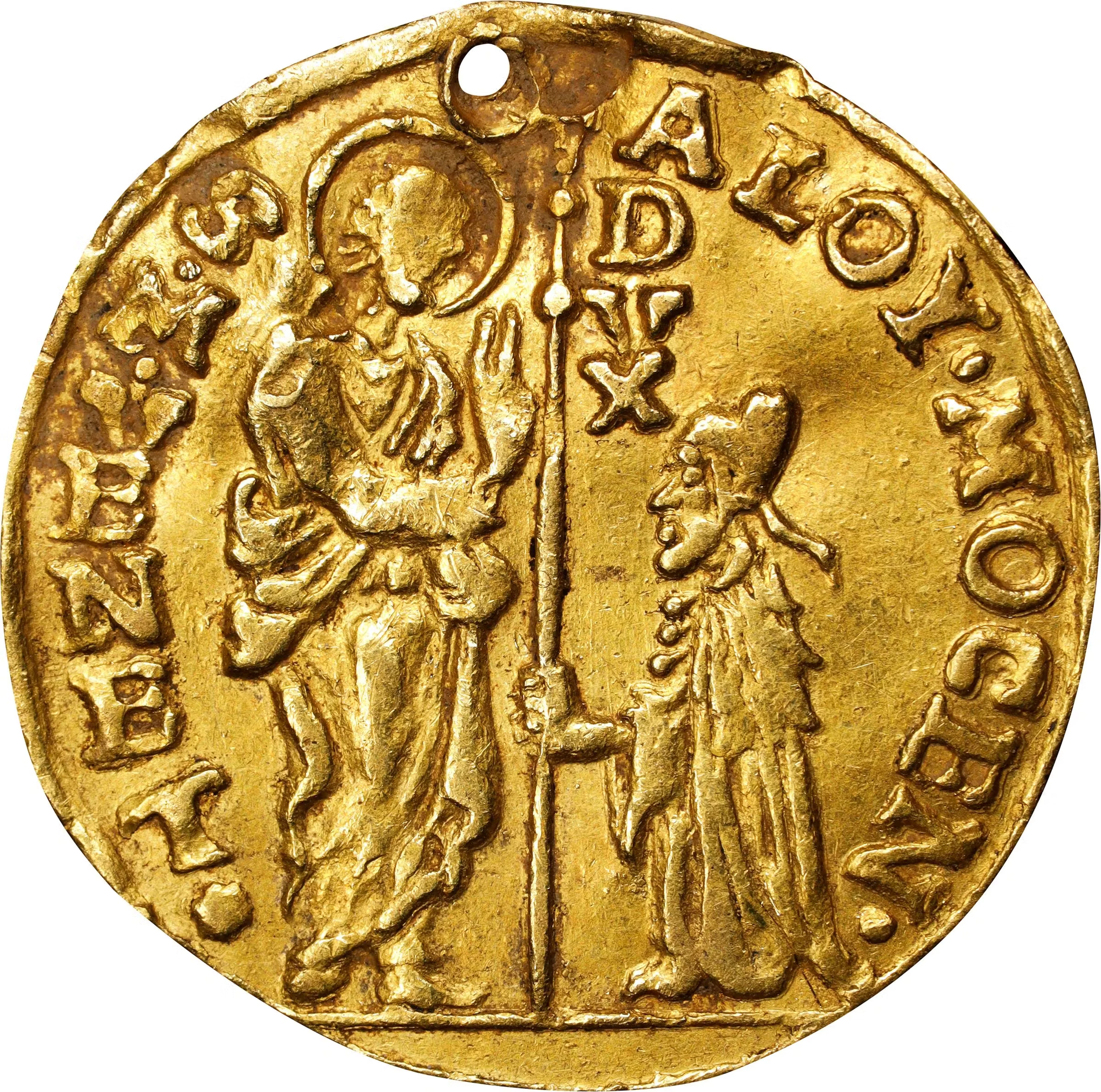 ITALY. Venice. Zecchino, ND (ca. 1700-09). Alvise Mocenigo III.