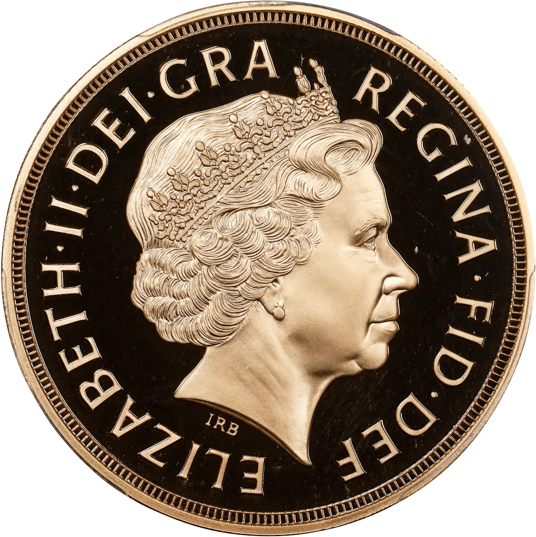 GREAT BRITAIN. 5 Pounds, 2002. Llantrisant Mint. Elizabeth II. PCGS