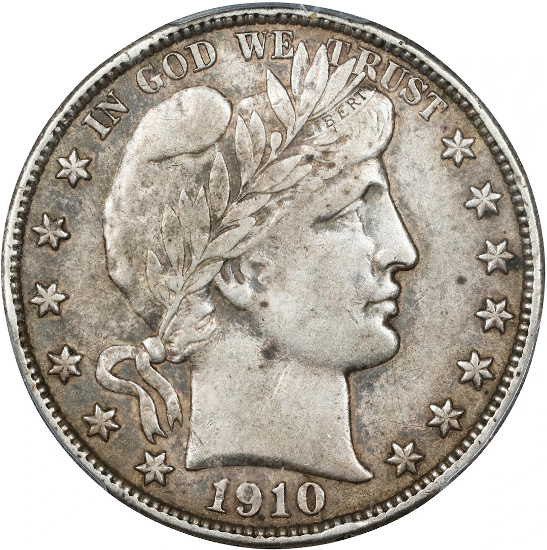 1910-S Barber Half Dollar. EF-40 (PCGS).