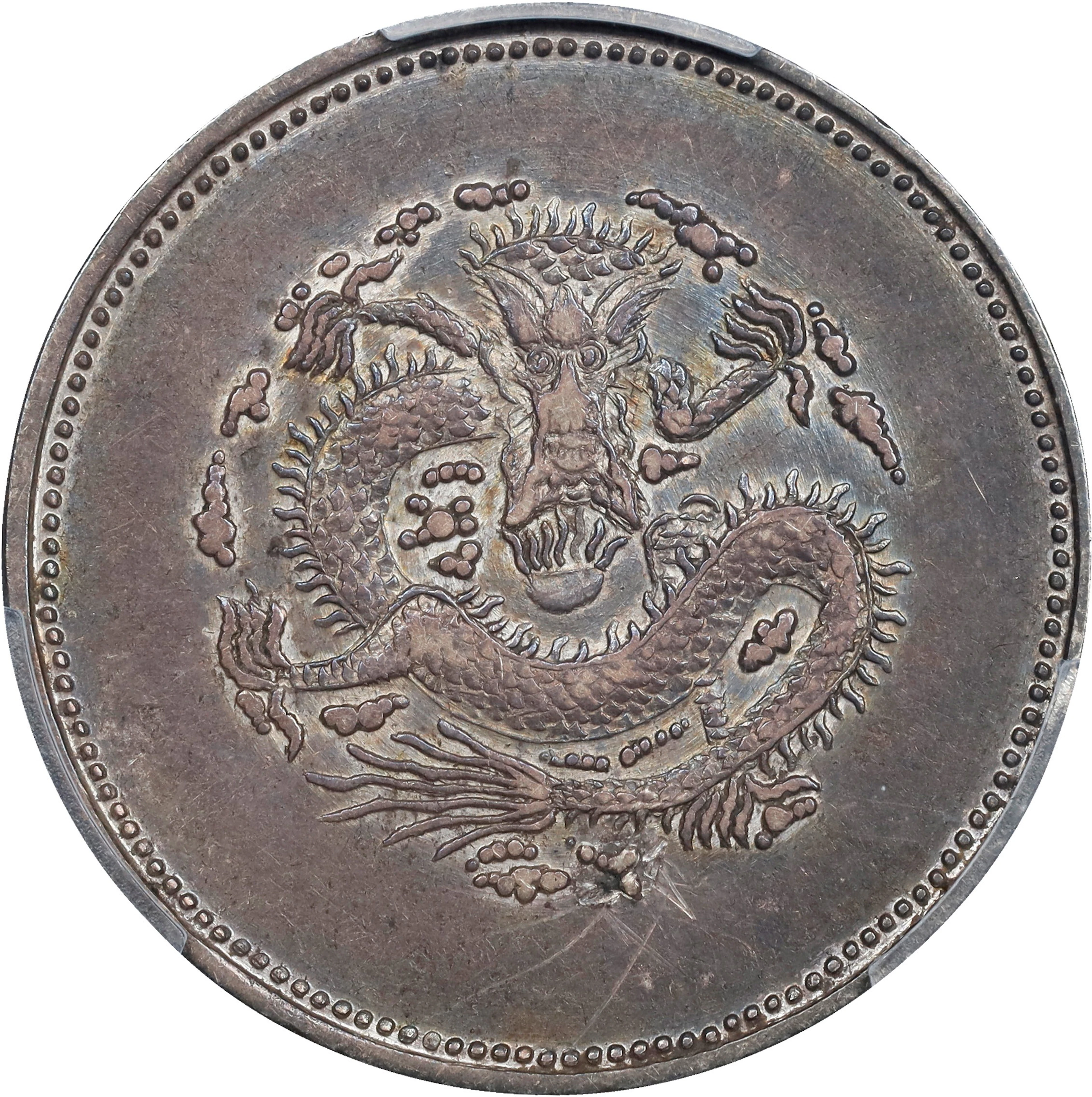 (t) CHINA. Sinkiang. 2 Mace (Miscals), ND (1910). Urumchi (Tihwa)