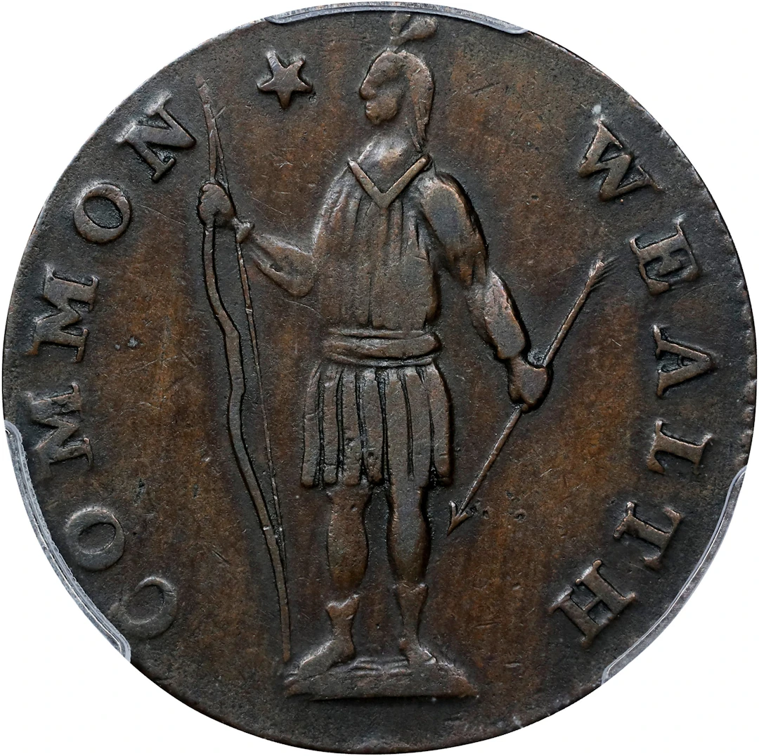 1788 Massachusetts Cent. Ryder 8-C, W-6260. Rarity-3. Period After